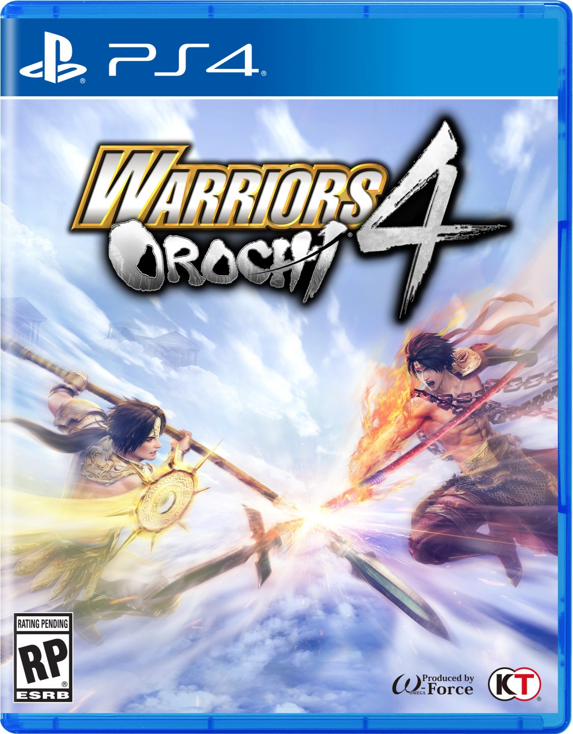 Warriors Orochi 4 PlayStation 4 cover (KOEI TECMO)