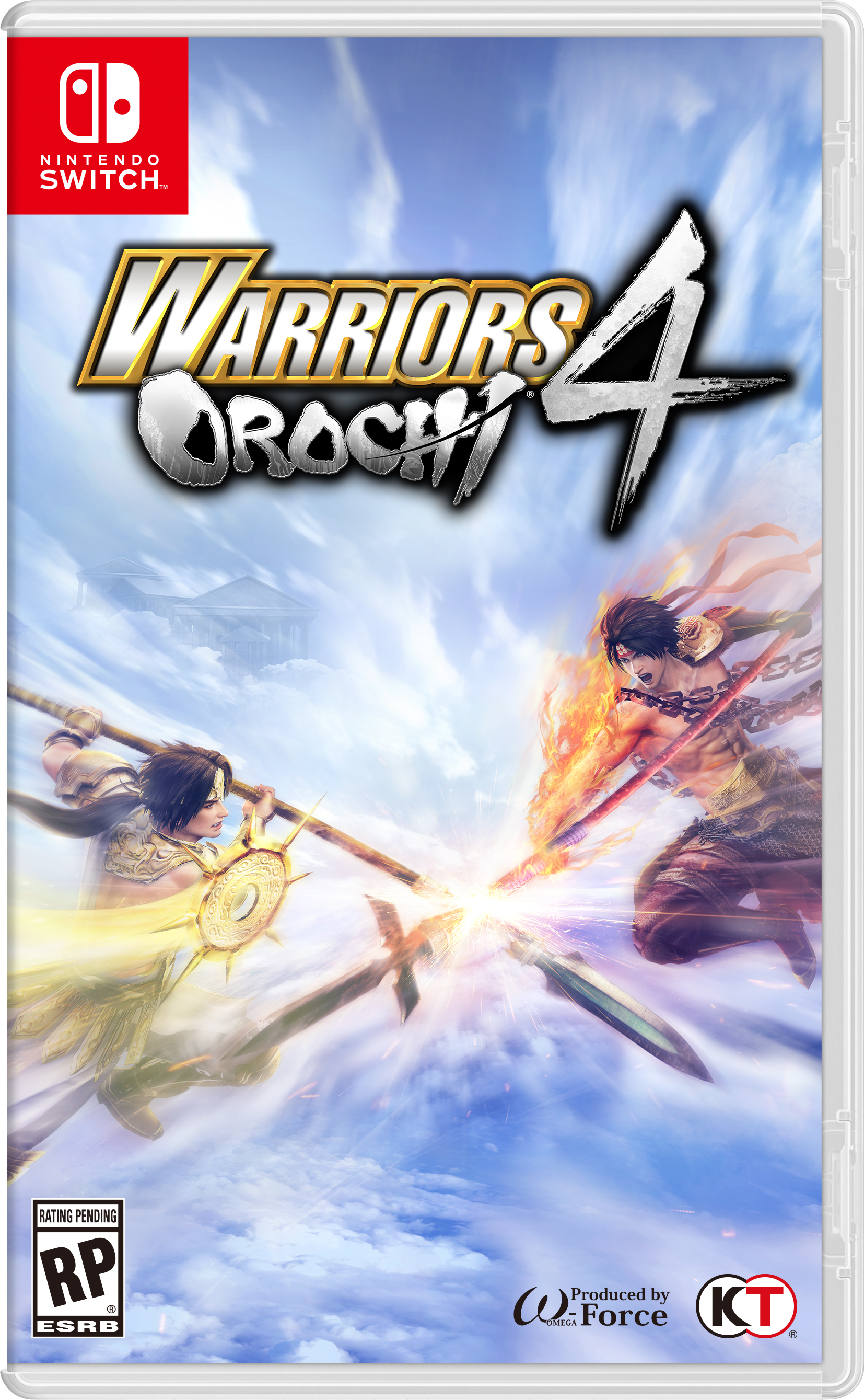Warriors Orochi 4 Nintendo Switch cover (KOEI TECMO)