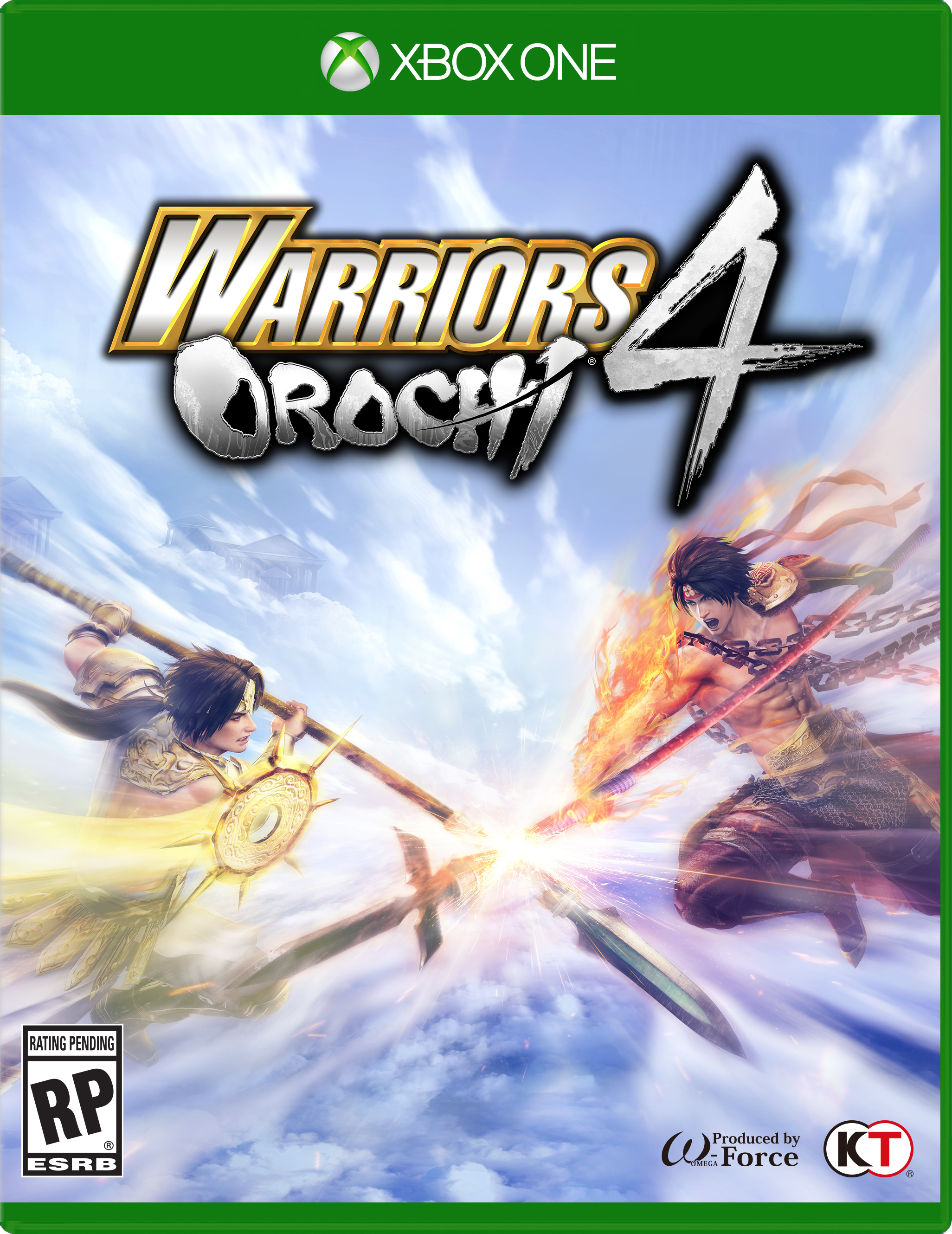 Warriors Orochi 4 Xbox One cover (KOEI TECMO)