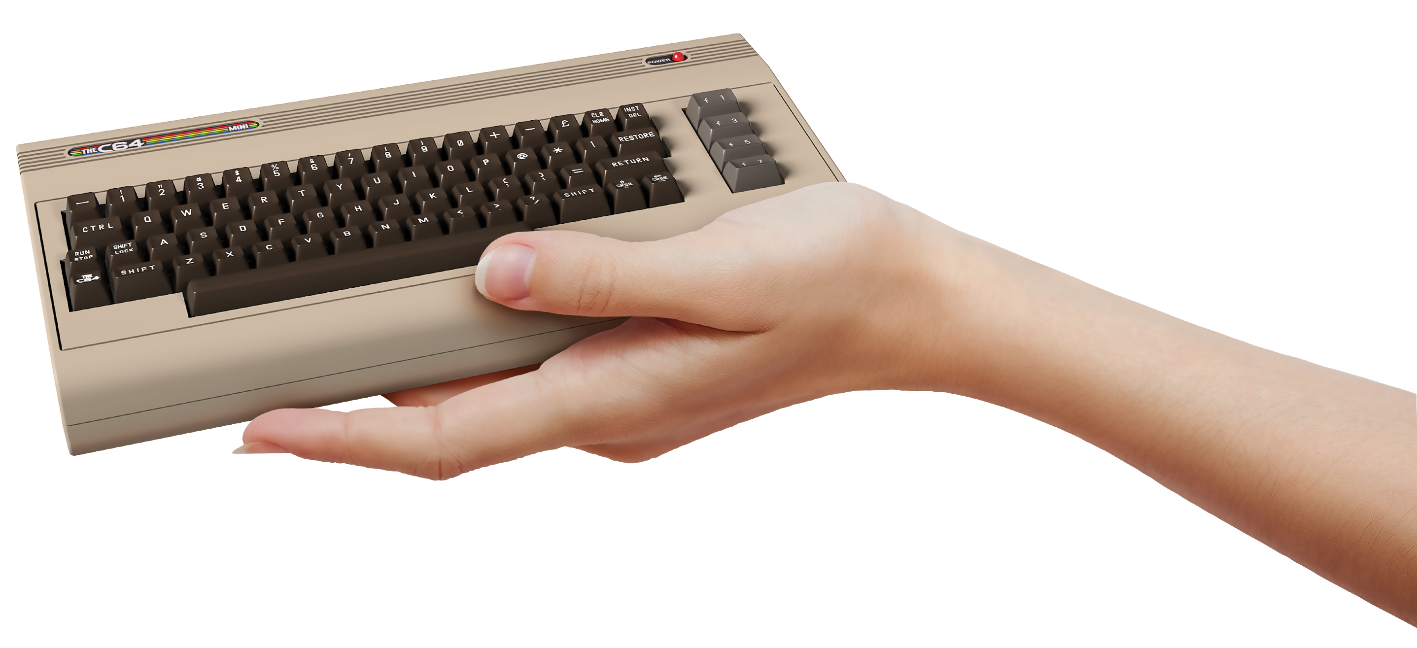 The C64 Mini & Hand (Retro Gmes/Solutions 2 GO)