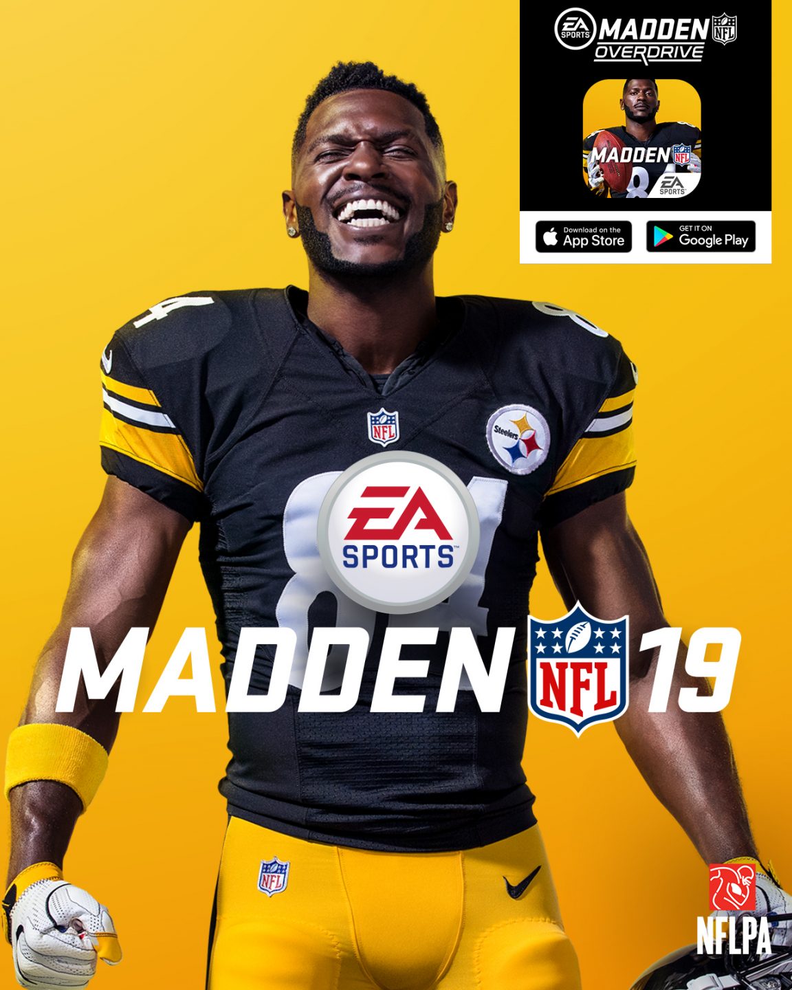 Antonio Brown Madden '19 cover (EA Sports