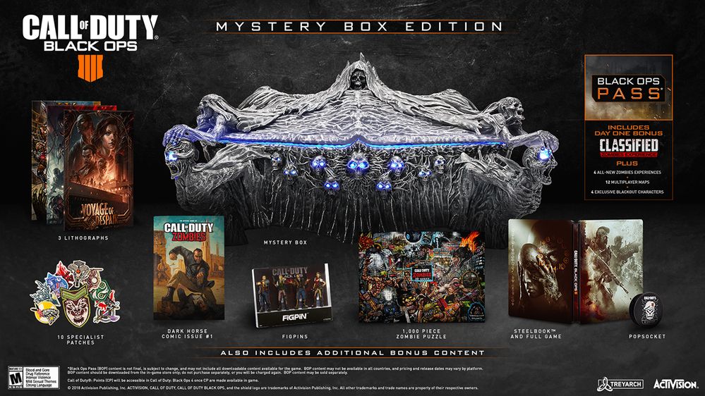 Call Of Duty: Black Ops 4 Mystery Box Edition Activision/Treyarch)