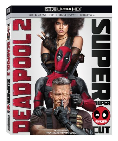 Deadpool 2 4K UHD Combo Pack cover (20th Century Fox Home Entertainment)