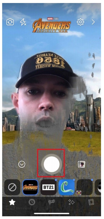 Avengers: Infinity War Facebook AR Mask