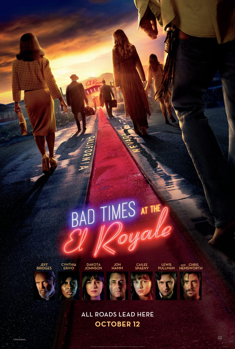 Bad Times At The El Royale poster (20th Century Fox)