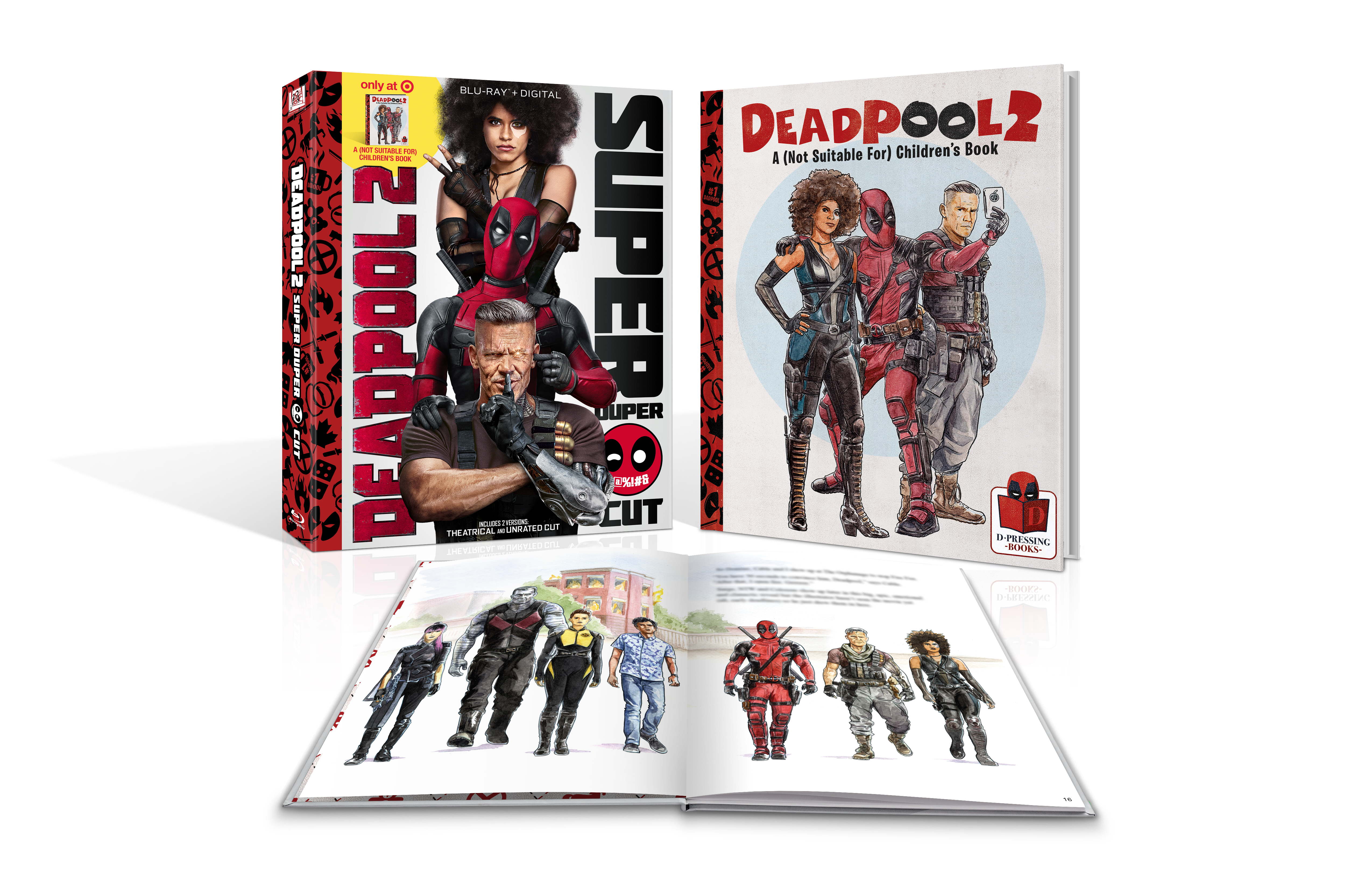 Deadpool 2 Target Blu-Ray Combo Pack (20th Century Fox Home Entertainment)