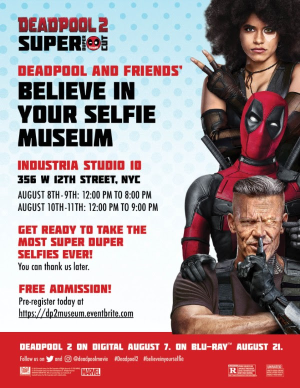 Deadpool 2 Believe In Your Selfie Museum (20th Century Fox Home Entertainment)