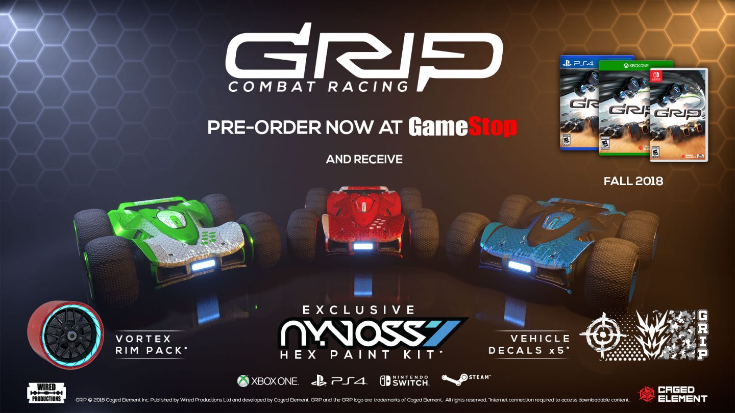 GRIP: Combat Racing GameStop Pre-Order
