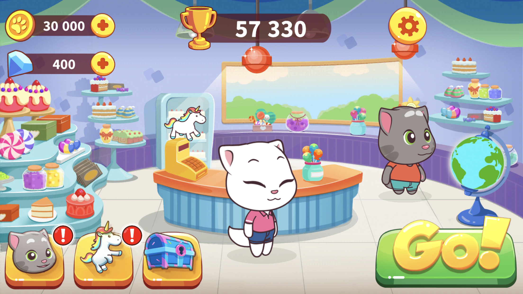 Talking Tom Candy Run screencap (Outfit 7)