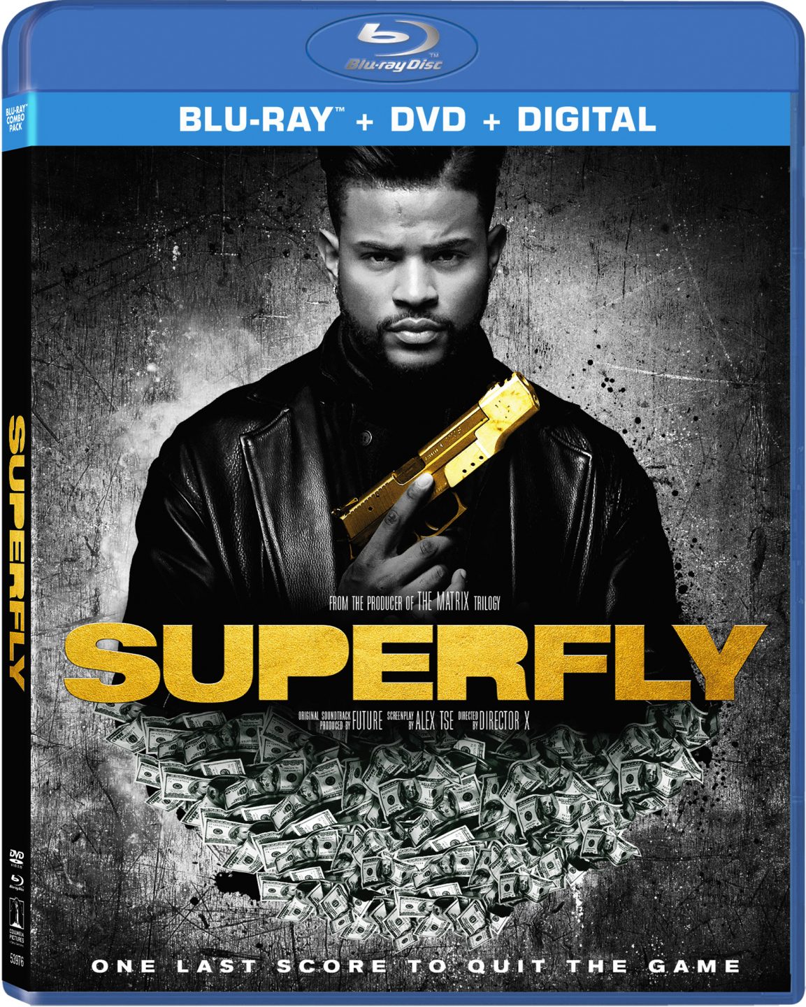 Superfly Blu-Ray Combo Pack cover (Sony Pictures Home Entertainment)