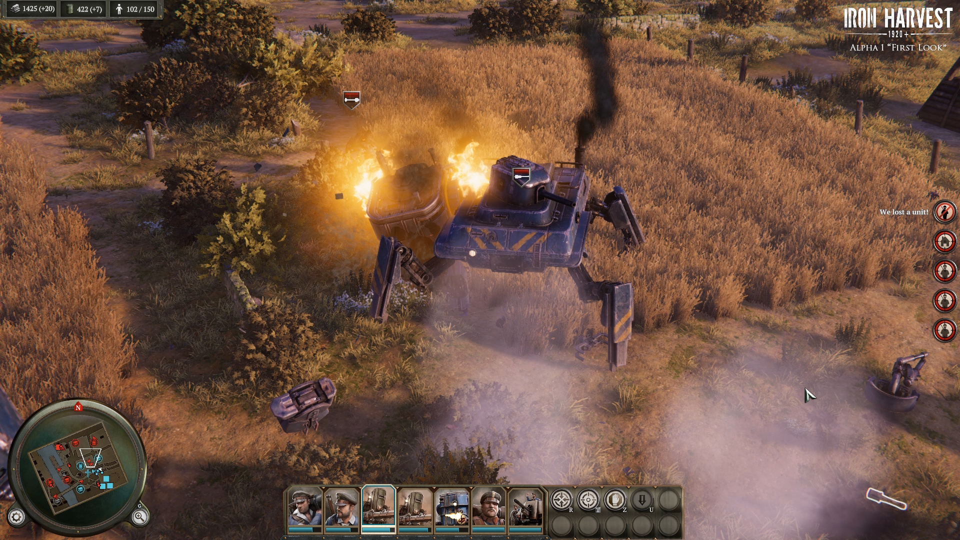Iron Harvest Alpha 1 screencap (King Art Games)