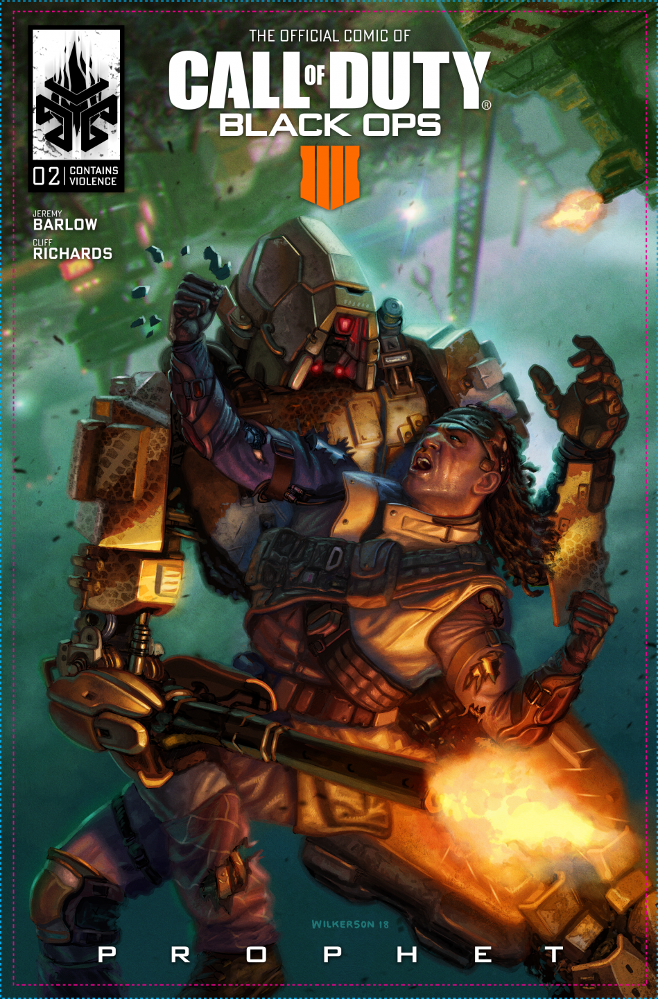 Call Of Duty: Black Ops 4 Comic Book Cover