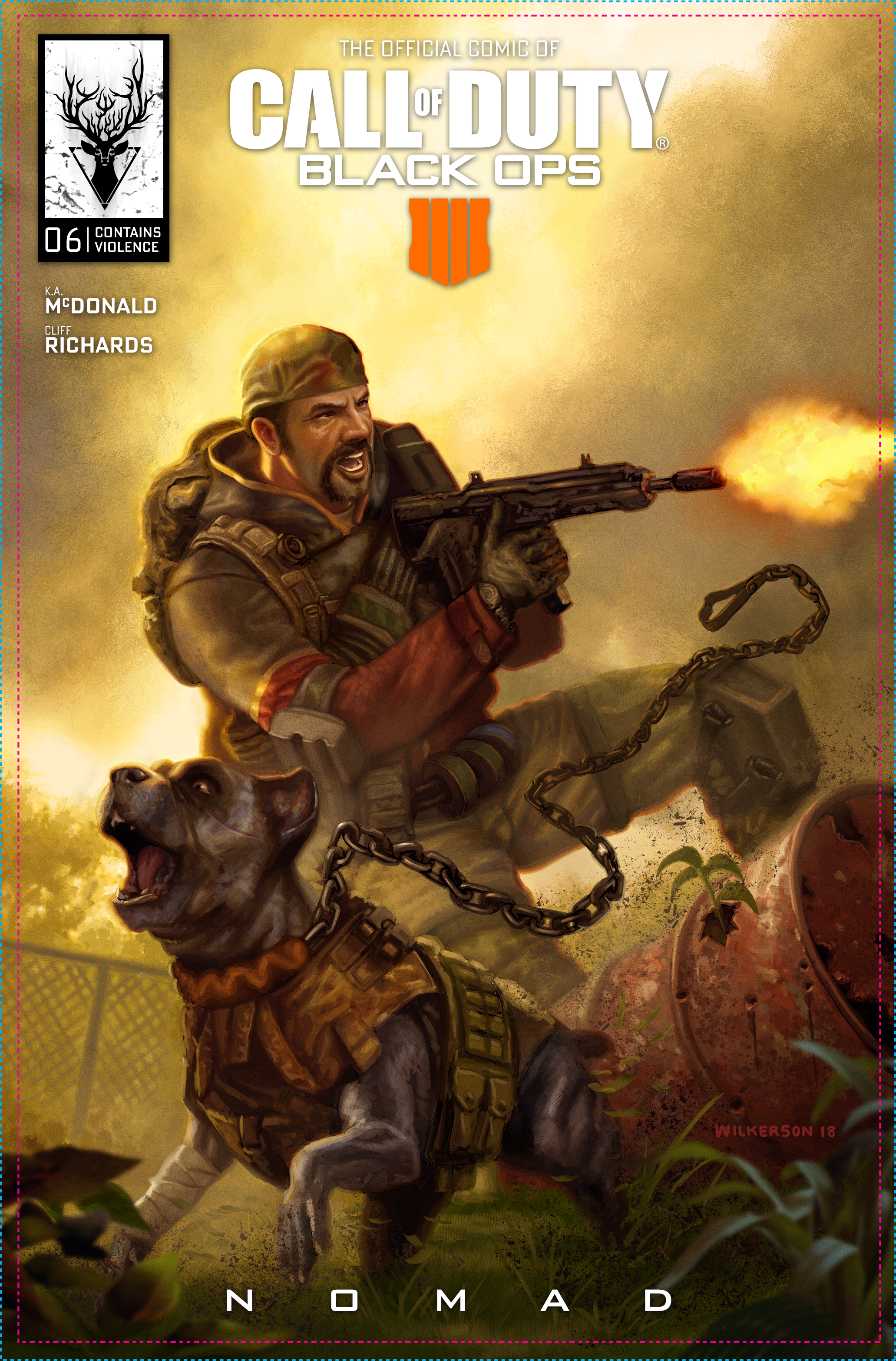 Call Of Duty: Black Ops 4 Comic Book Cover