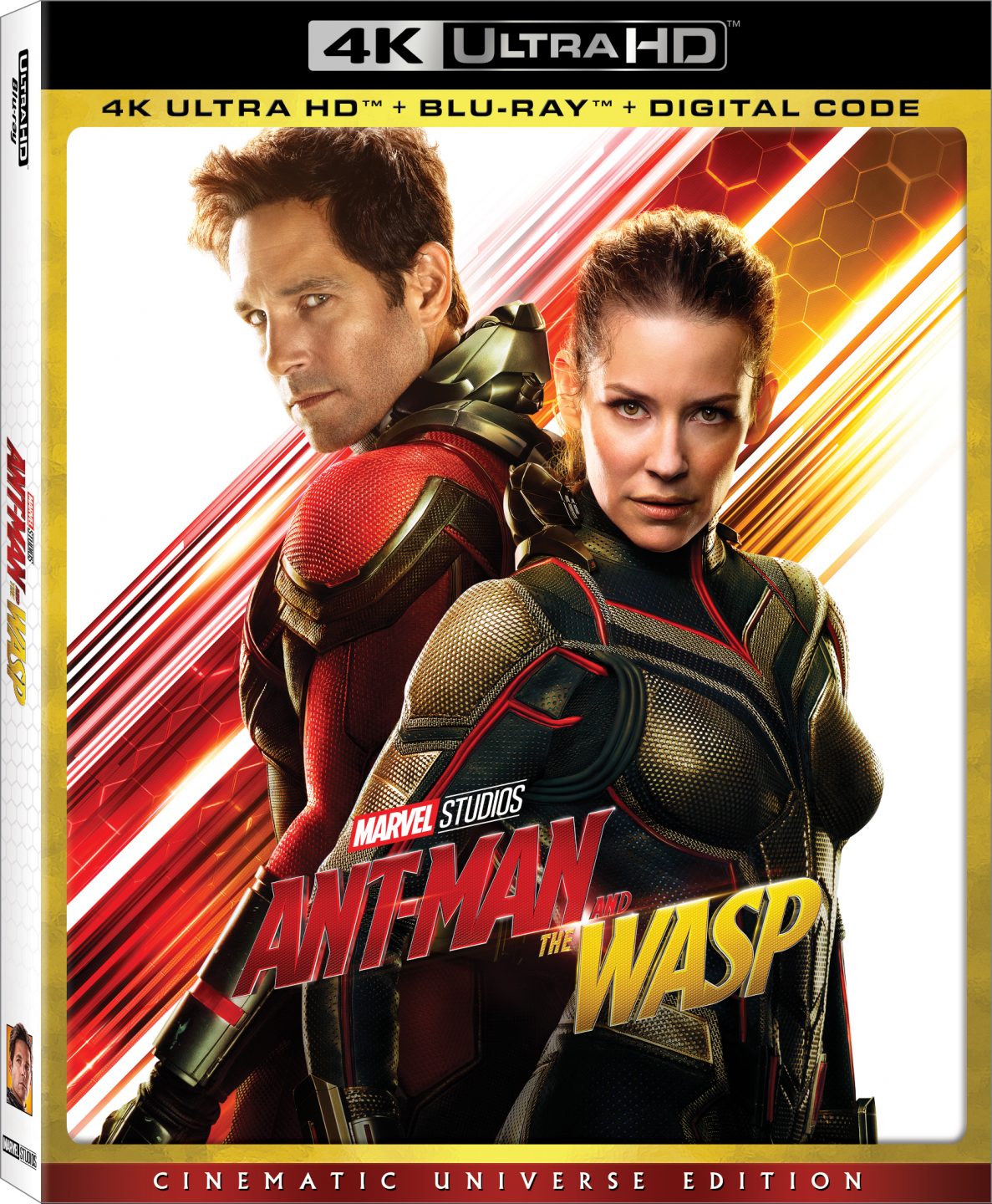 Ant-Man And The Wasp 4K Ultra HD Combo Pack cover (Walt Disney Studios Home Entertainment)