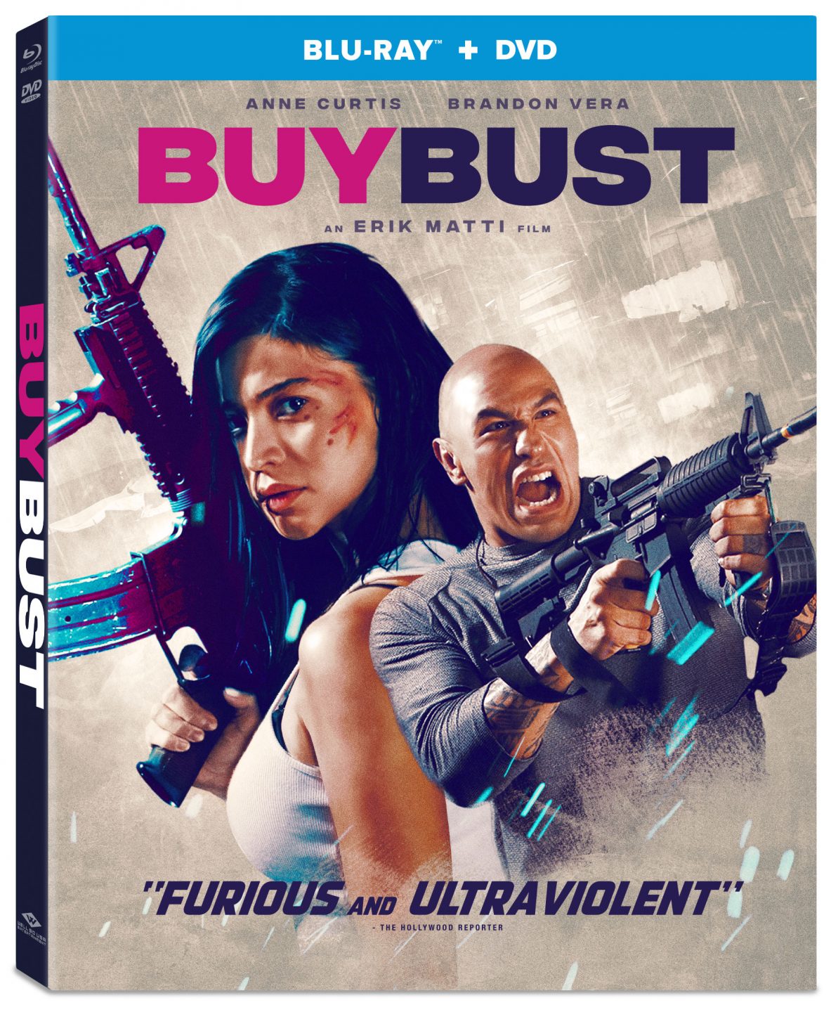 BuyBust Blu-Ray Combo Pack cover (Well Go USA Entertainment)