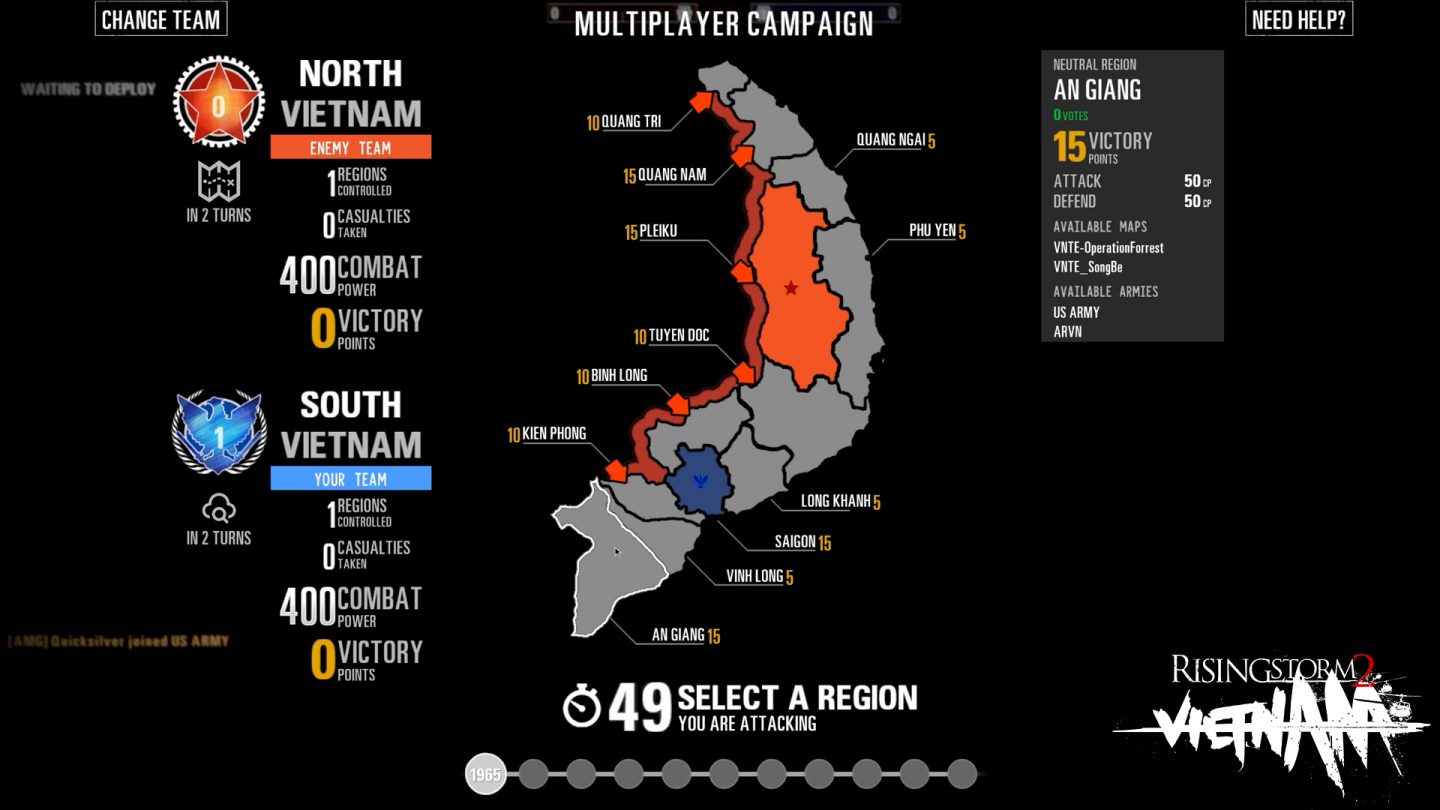 Rising Storm 2: Vietnam MP Campaign screencap (Tripwire Interactive)