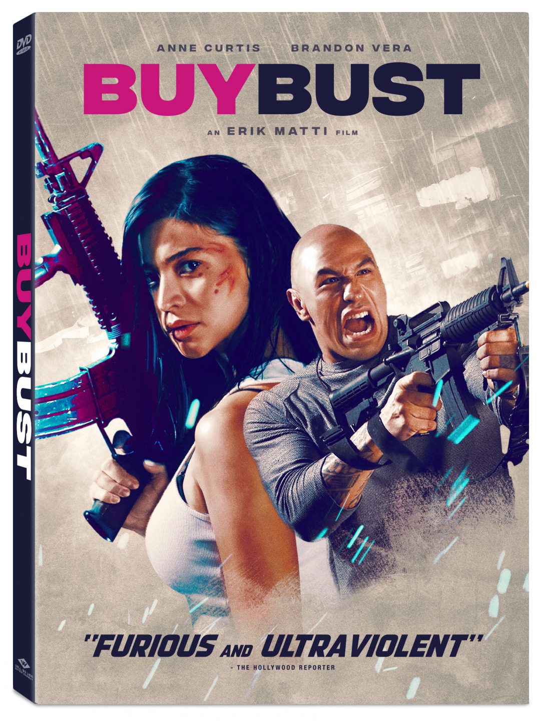 BuyBust DVD cover (Well Go USA Entertainment)
