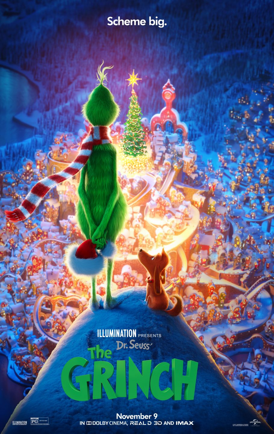 Dr. Seuss' The Grinch poster (Universal Pictures)