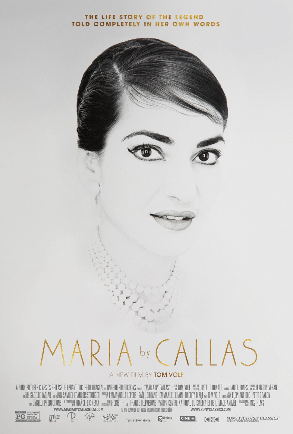 Maria By Callas poster (Sony Pictures Classics)