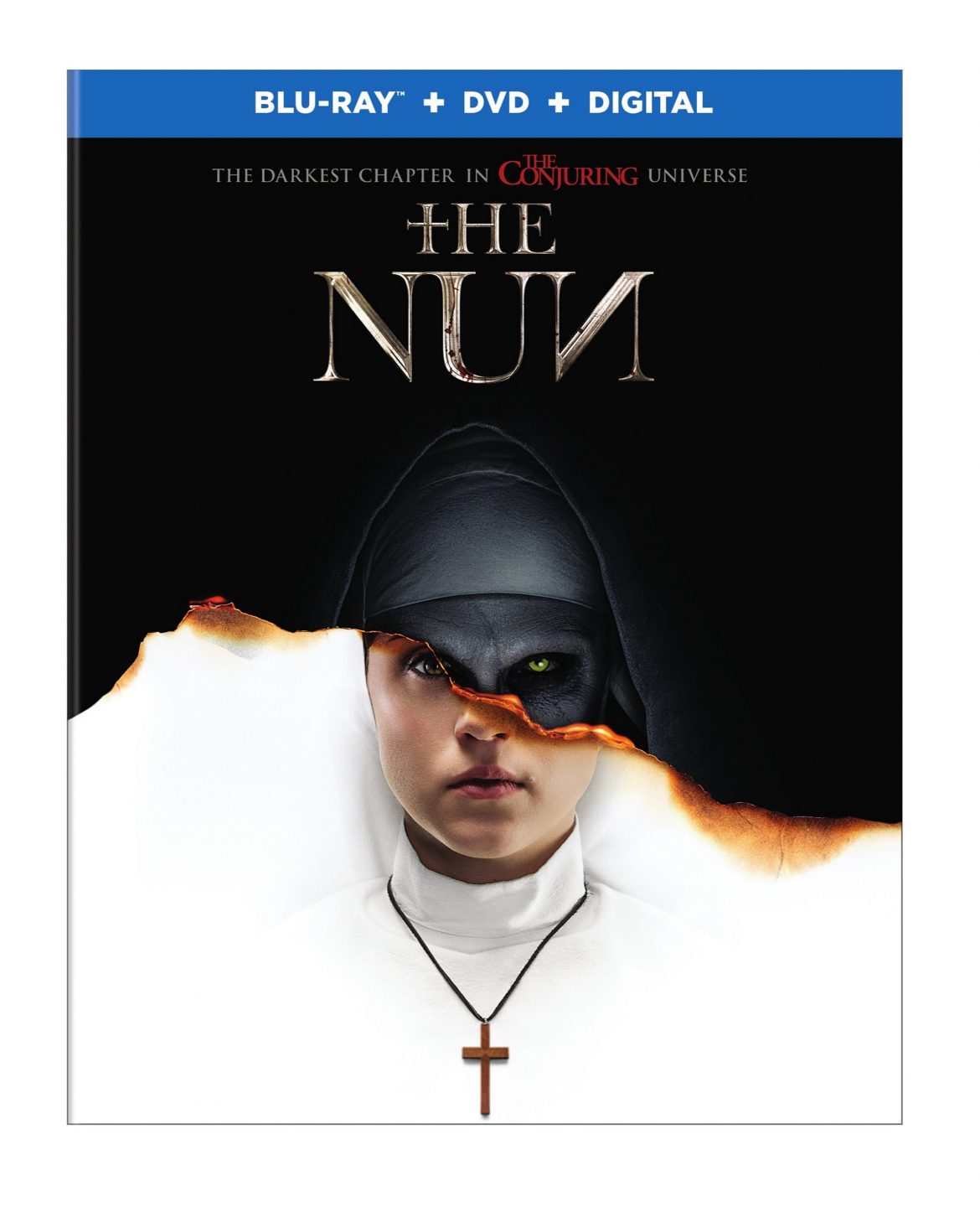 The Nun Blu-Ray Combo Pack cover (Warner Bros. Home Entertainment)