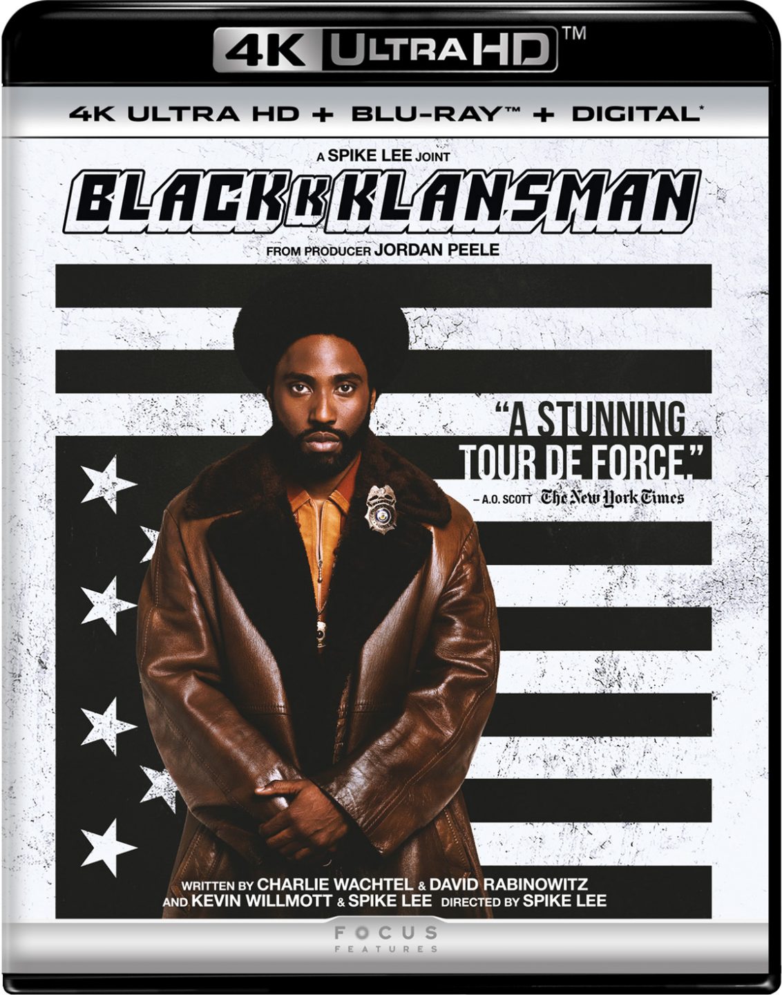 BKAKkKLANSMAN 4K Ultra HD Combo Pack cover (Universal Pictures Home Entertainment)