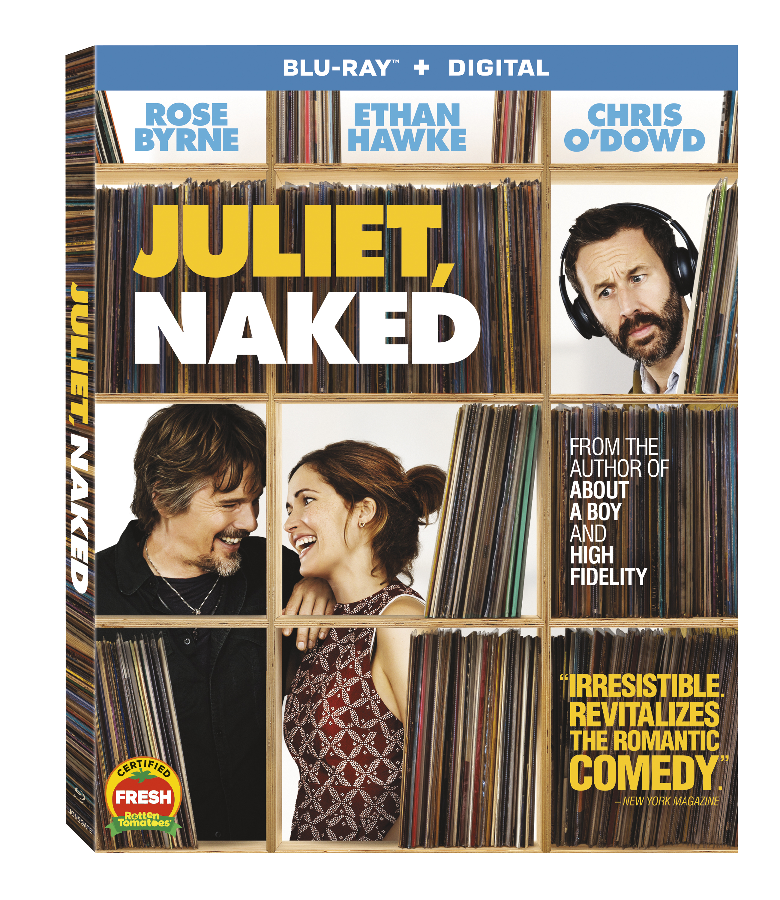 Juliet, Naked Blu-Ray Combo Pack cover (Lionsgate Home Entertainment)