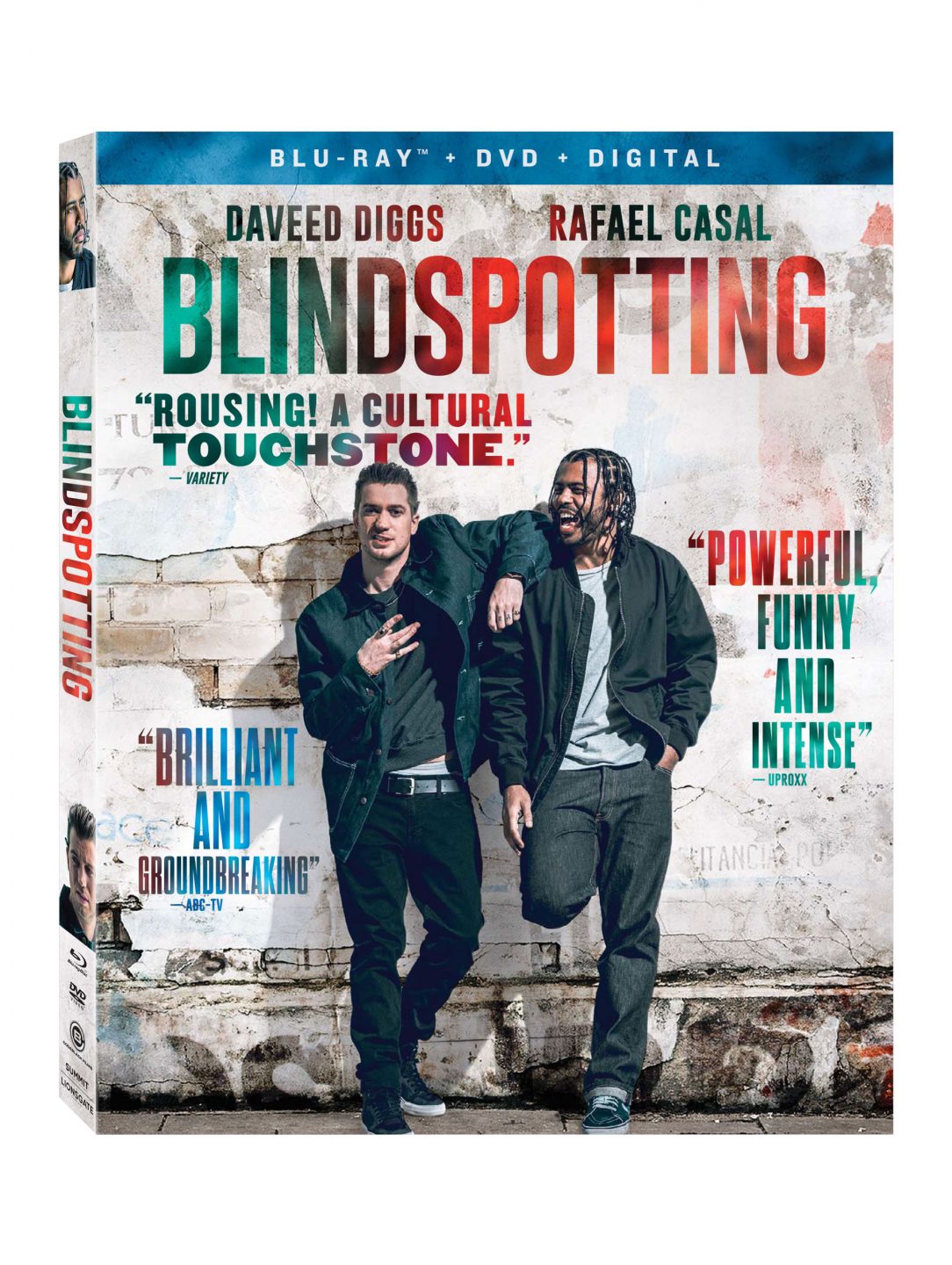 Blindspotting Blu-Ray Combo Pack cover (Lionsgate Home Entertainment)