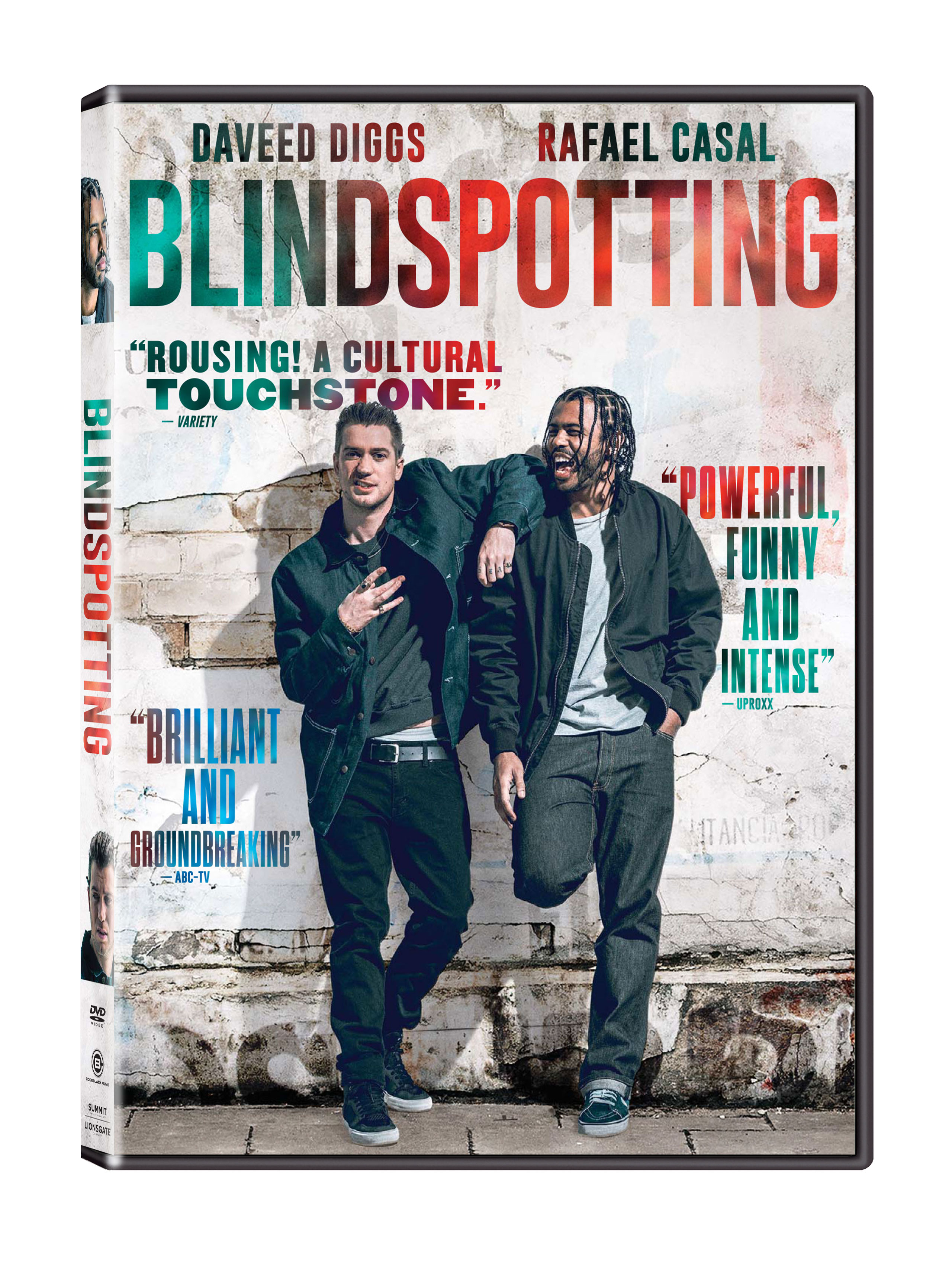 Blindspotting DVD cover (Lionsgate Home Entertainment)
