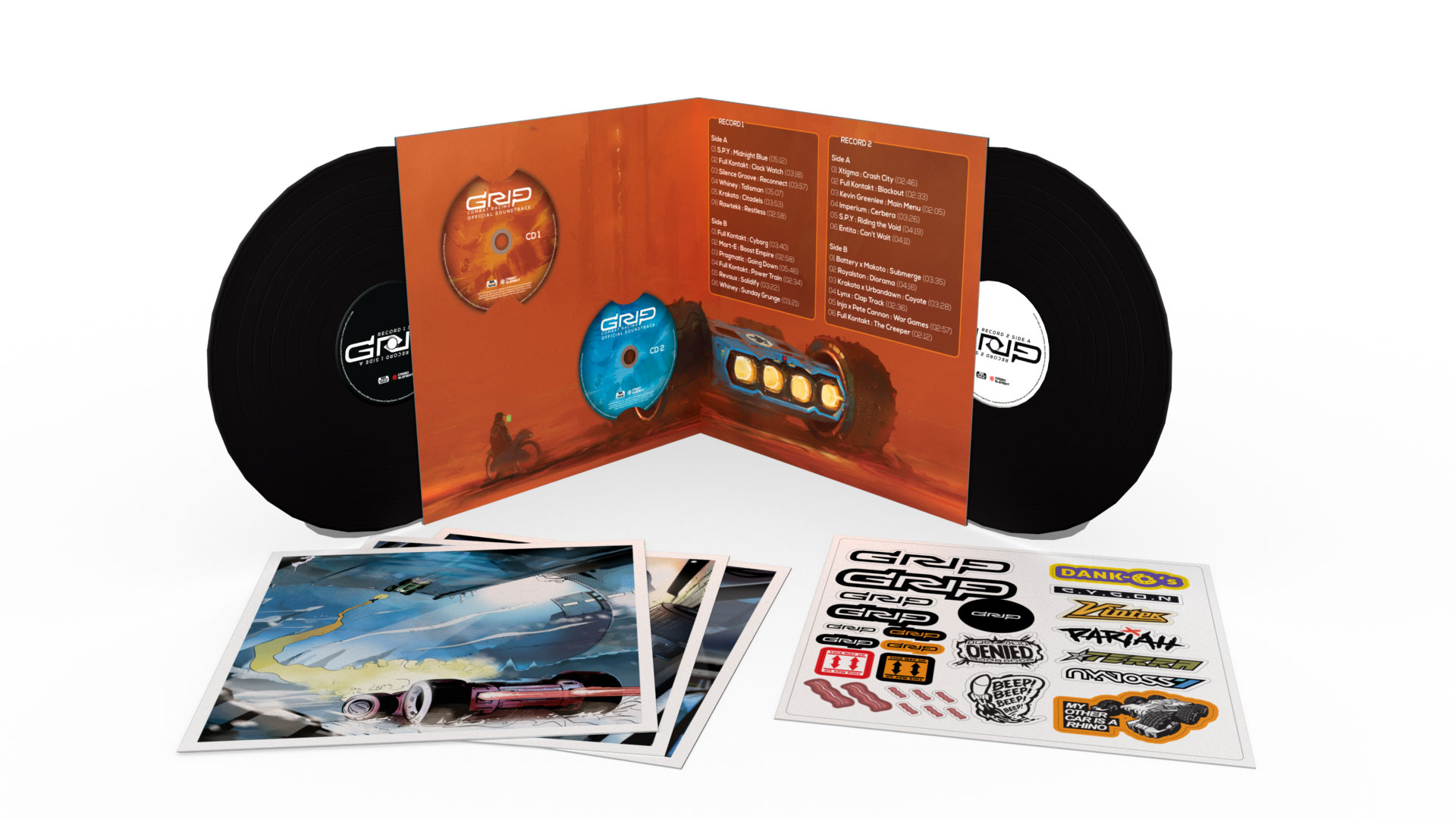 GRIP: Combat Racing Soundtrack Collector's Edition Vinyl