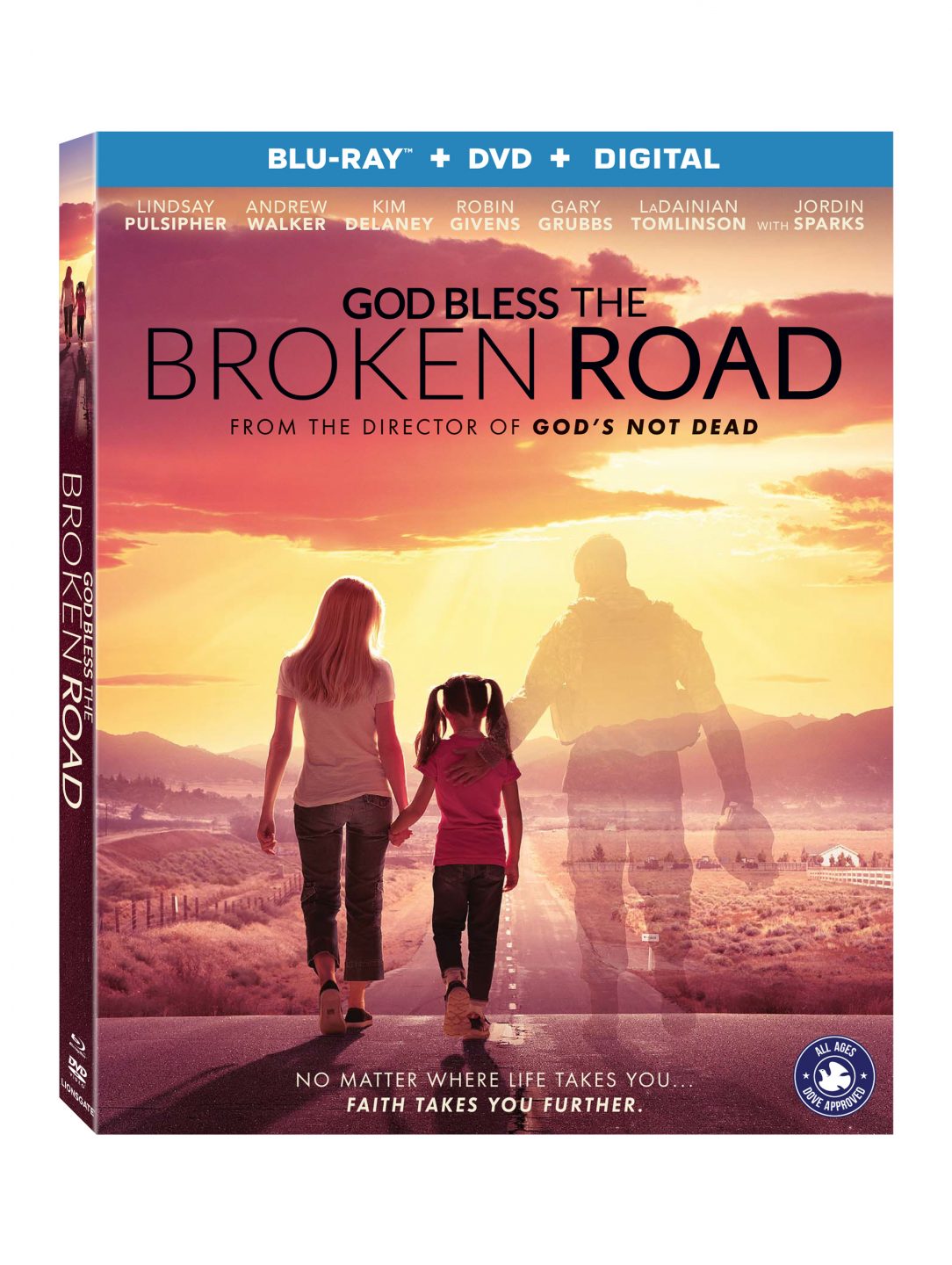 God Bless The Broken Road Blu-Ray Combo Pack cover (Lionsgate Home Entertainment)