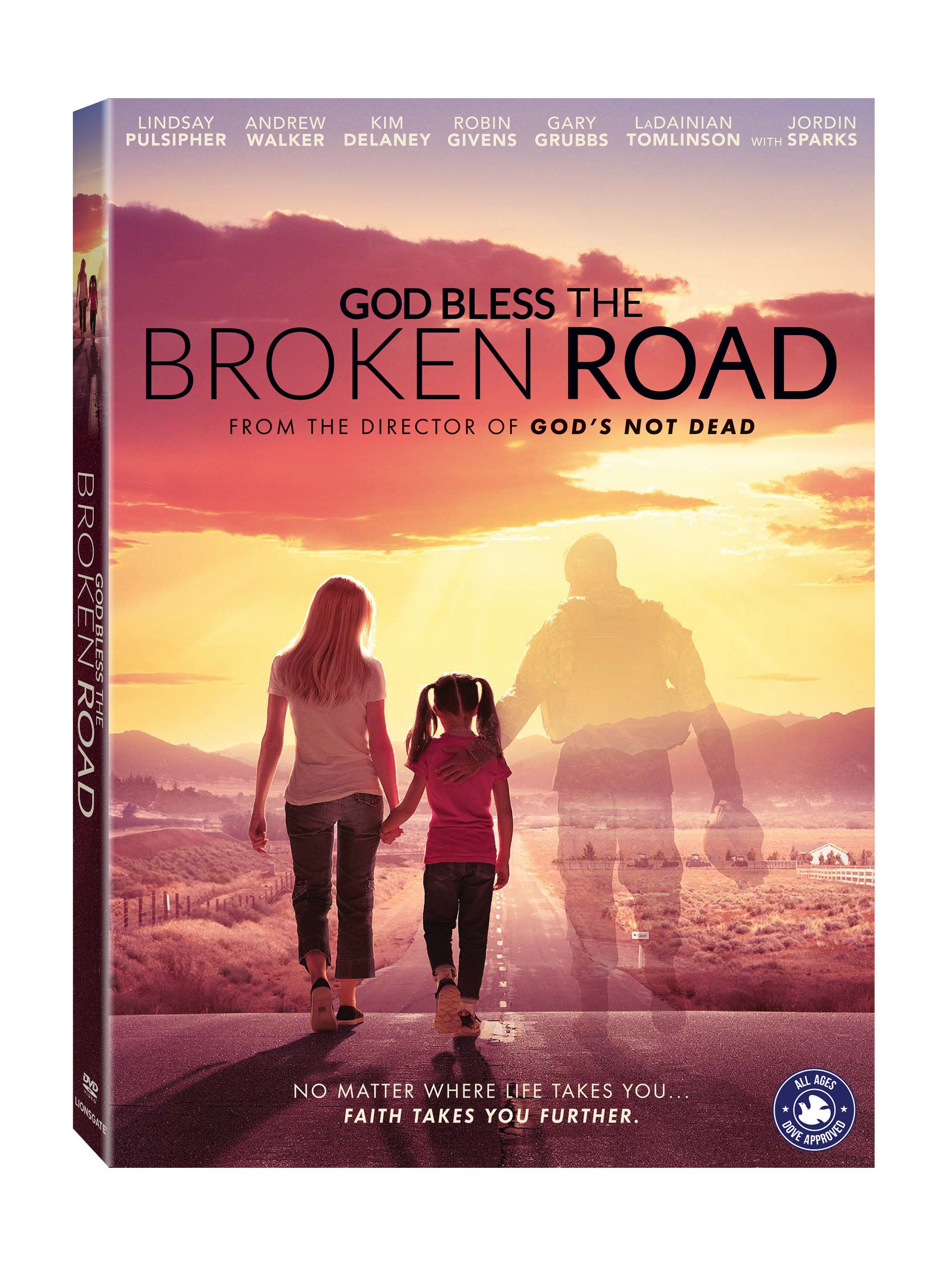 God Bless The Broken Road DVD cover (Lionsgate Home Entertainment)