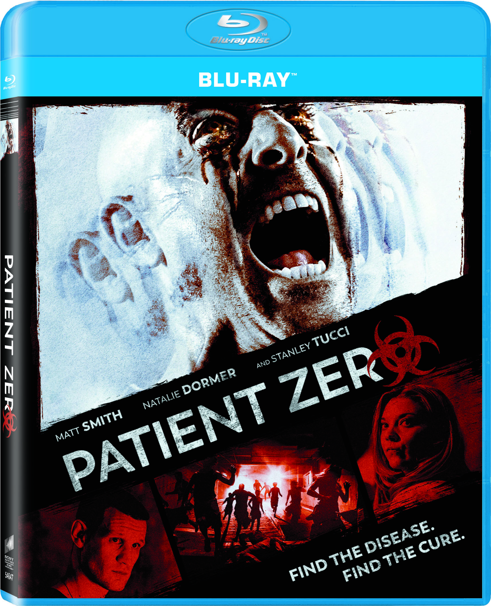 Patient Zero Blu-Ray Combo Pack cover (Sony Pictures Home Entertainment)