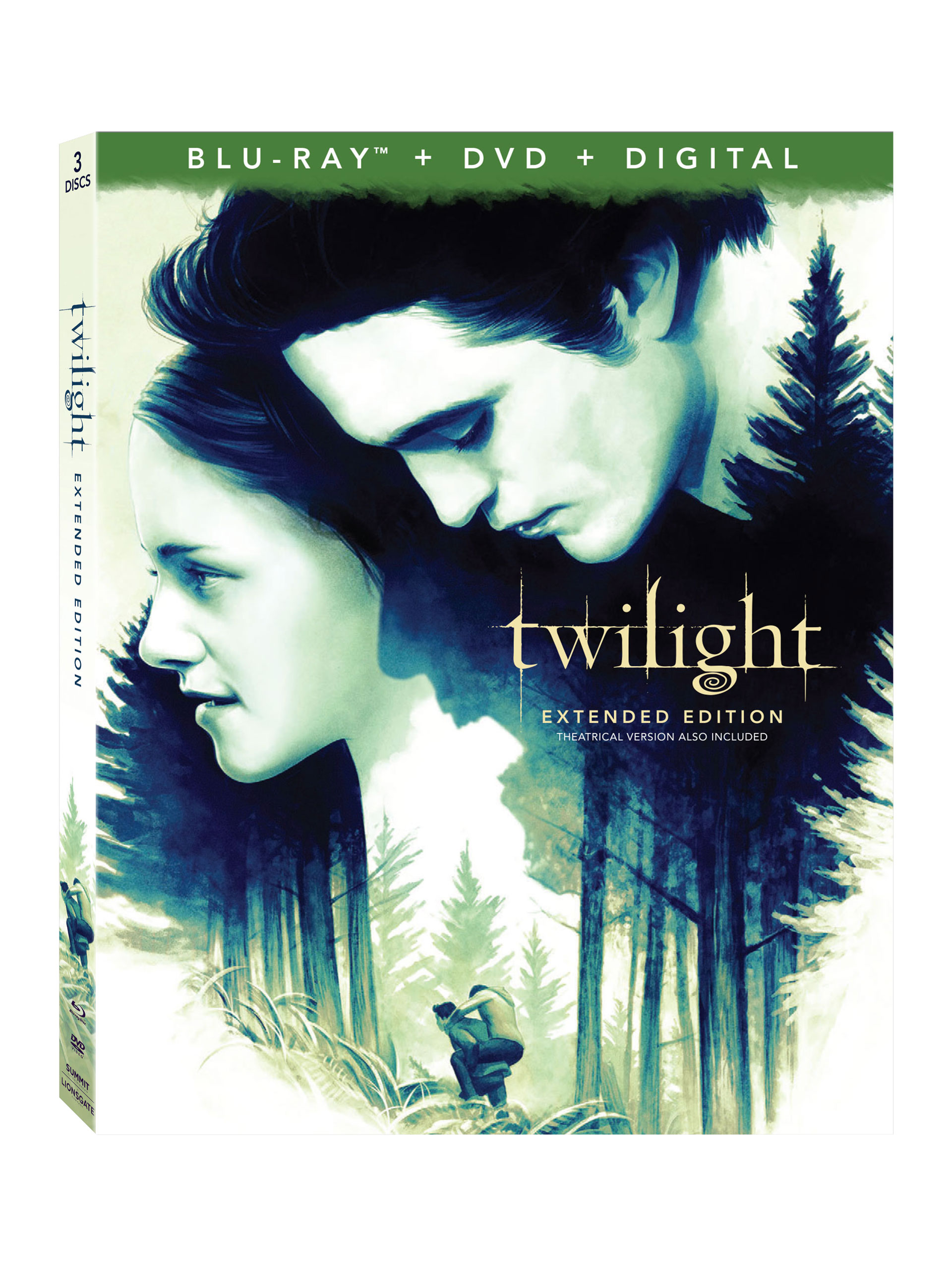 The Twilight Saga Blu-Ray Combo Pack Cover (Lionsgate Home Entertainment)