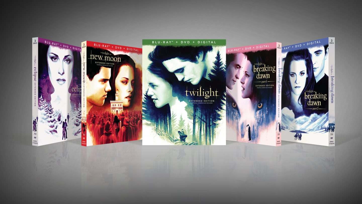 The Twilight Saga Blu-Ray Combo Pack Cover (Lionsgate Home Entertainment)