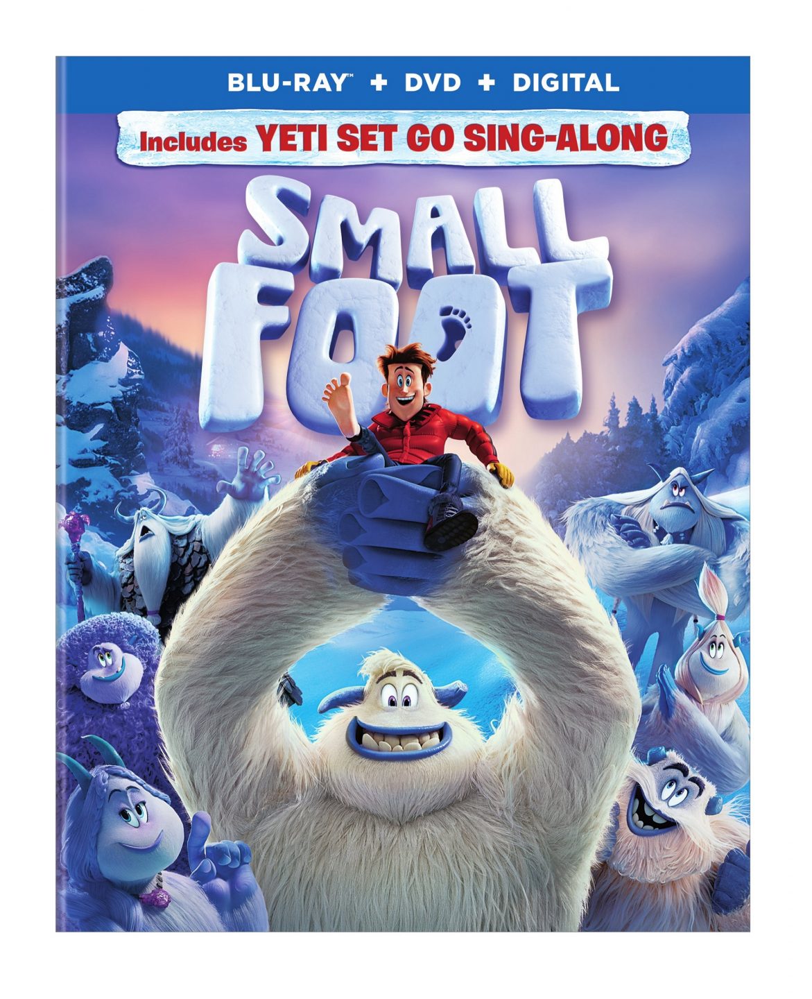 Smallfoot Blu-Ray Combo Pack cover (Warner Bros. Home Entertainment)