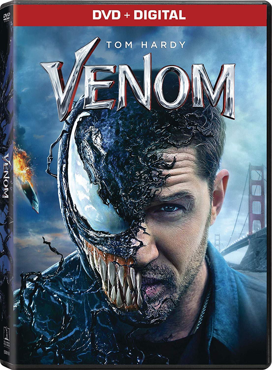 Venom DVD cover (Sony Pictures Home Entertainment)