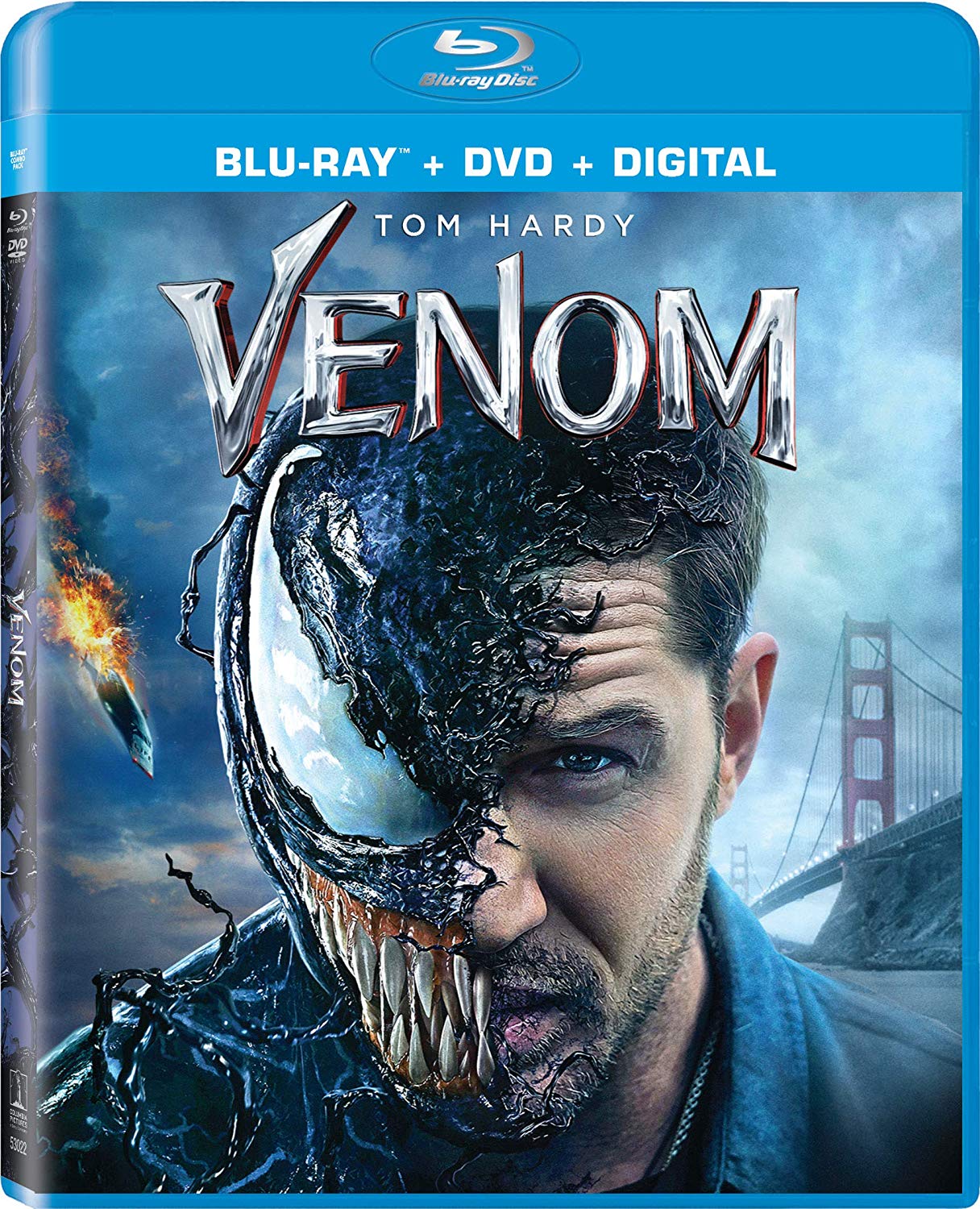 Venom Blu-Ray Combo Pack cover (Sony Pictures Home Entertainment)