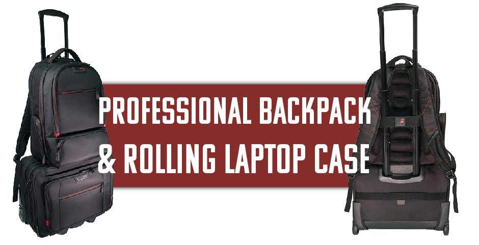 Professional Backpack & Rolling Laptop Case (Mobile Edge)