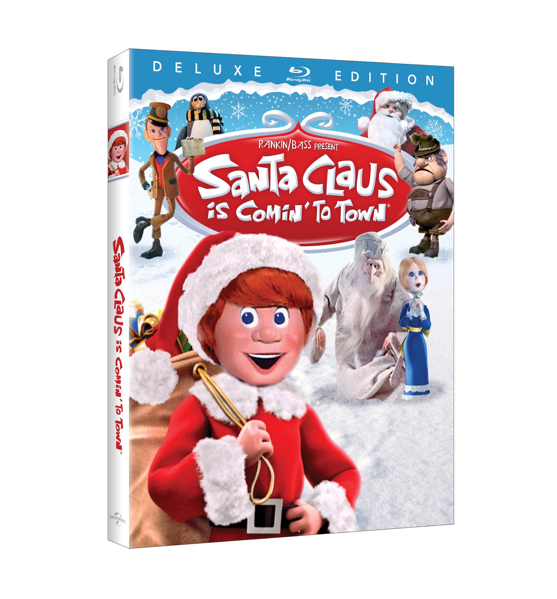 Santa Clause Is Comin' To Town Deluxe Edition Blu-Ray cover (Universal Pictures Home Entertainment)
