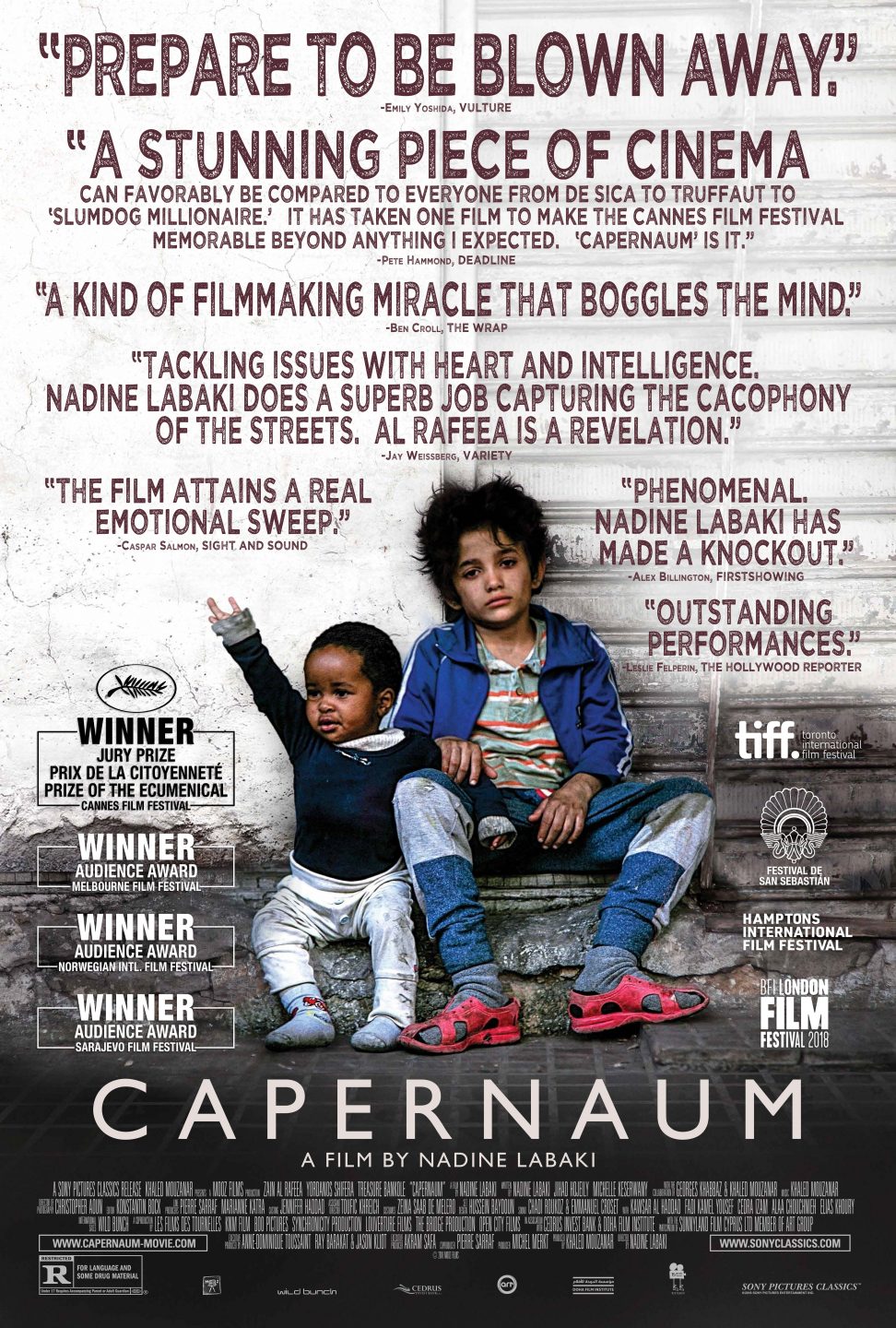 CAPERNAUM poster (Sony Pictures Classics)