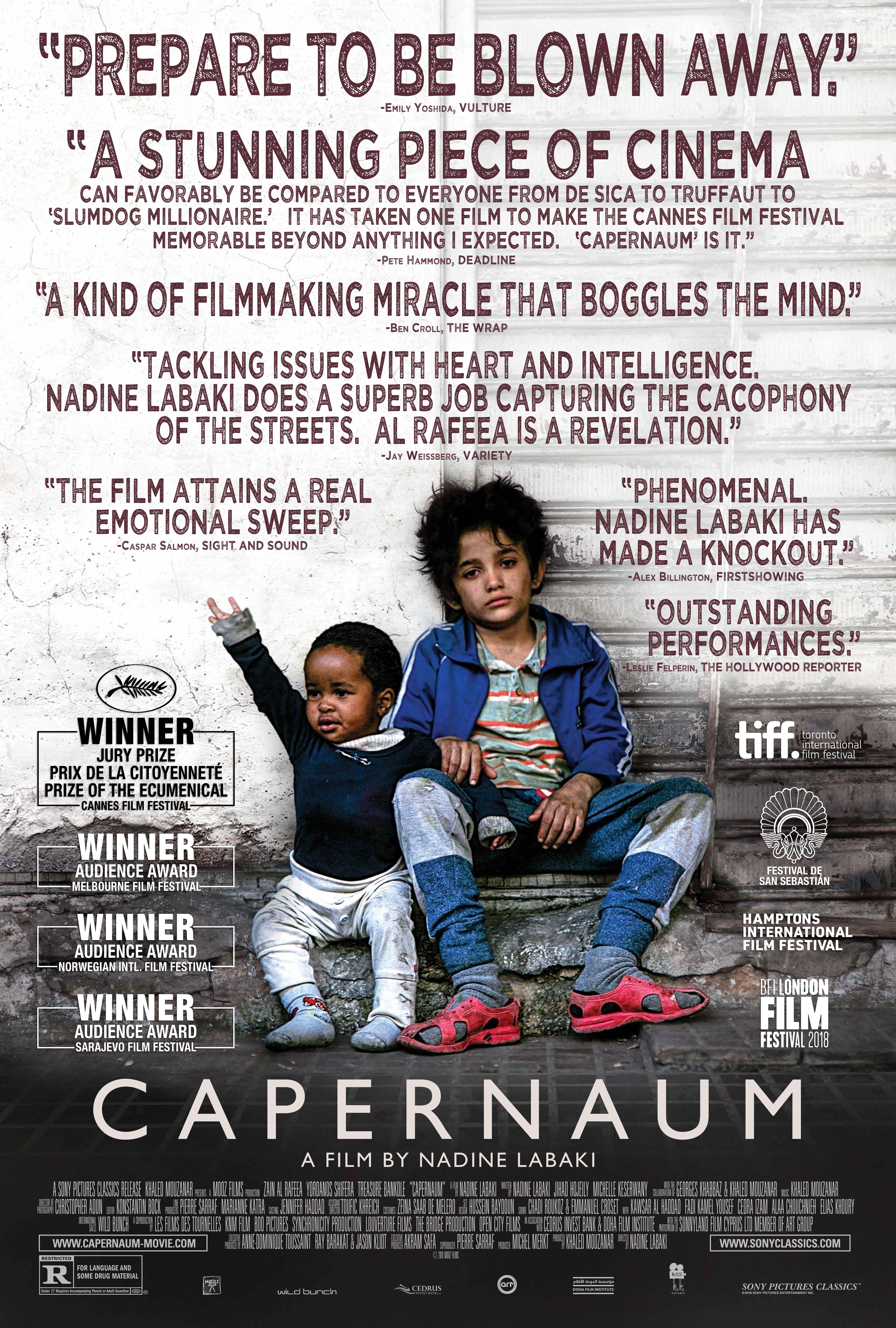 CAPERNAUM poster (Sony Pictures Classics)