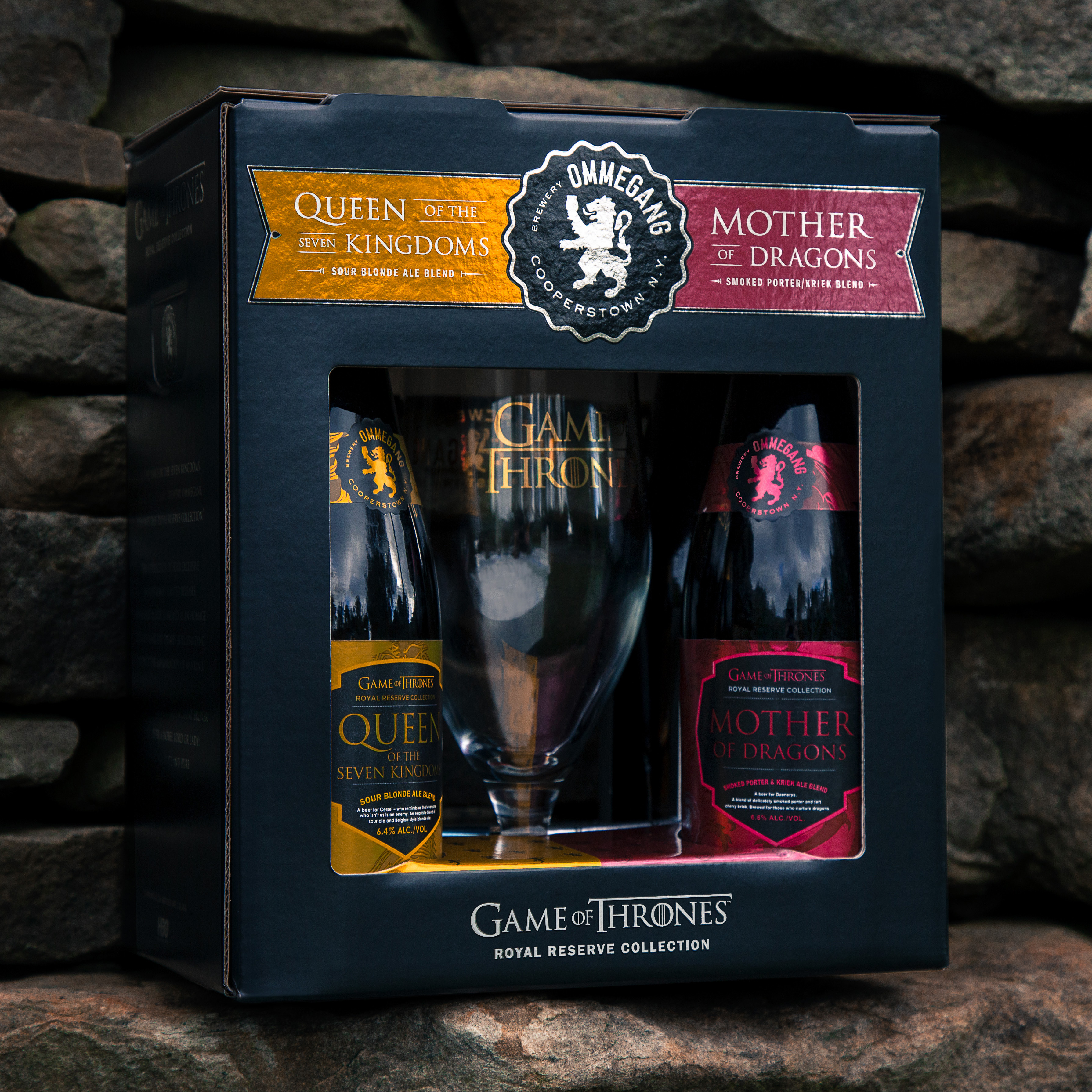 Queen Of The Seven Kingdoms and Mother Of Dragons Game Of Thrones Royal Reserve Collection Gift Set (Brewery Ommegang)