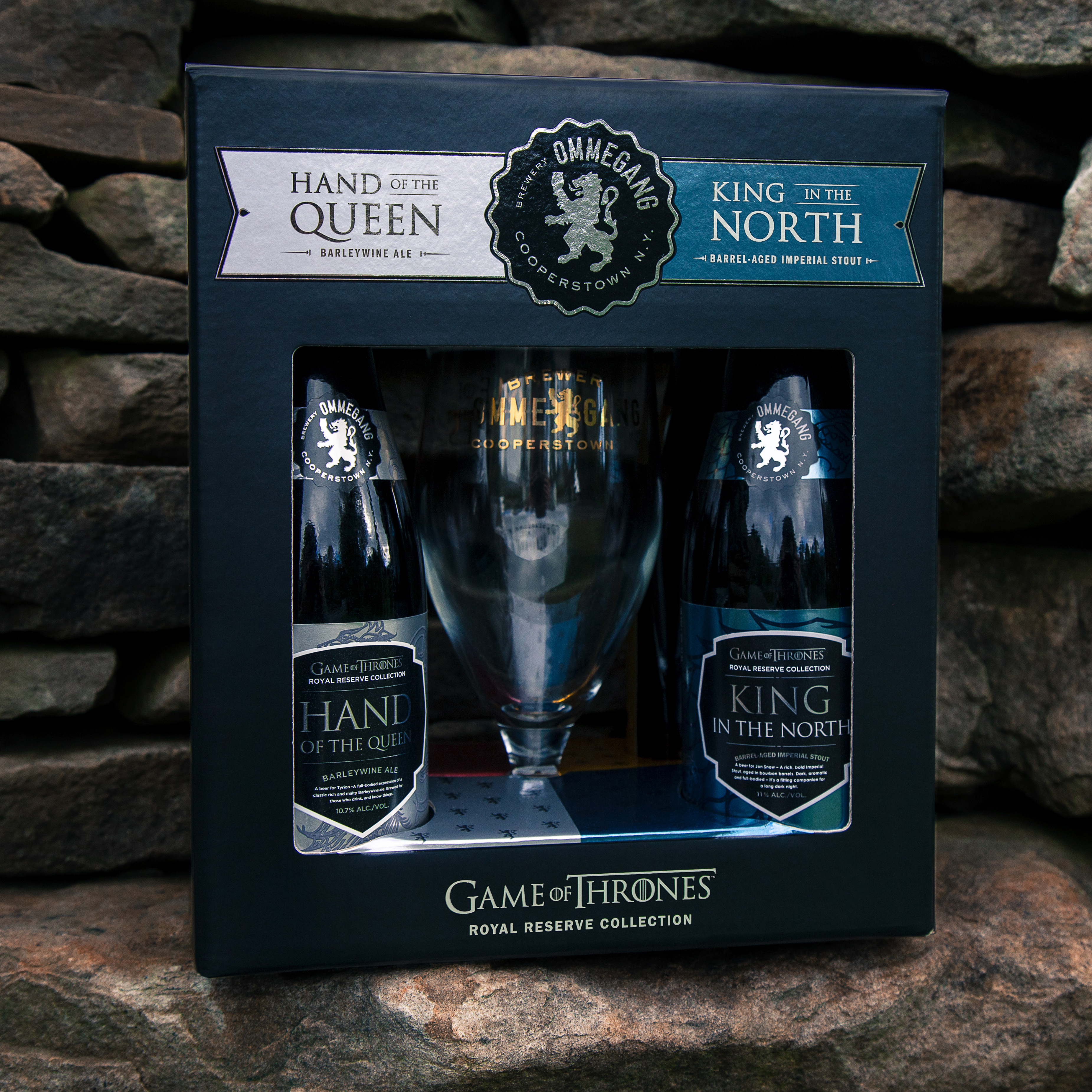 Hand Of The Queen and King In The North Game Of Thrones Royal Reserve Collection Gift Set (Brewery Ommegang)