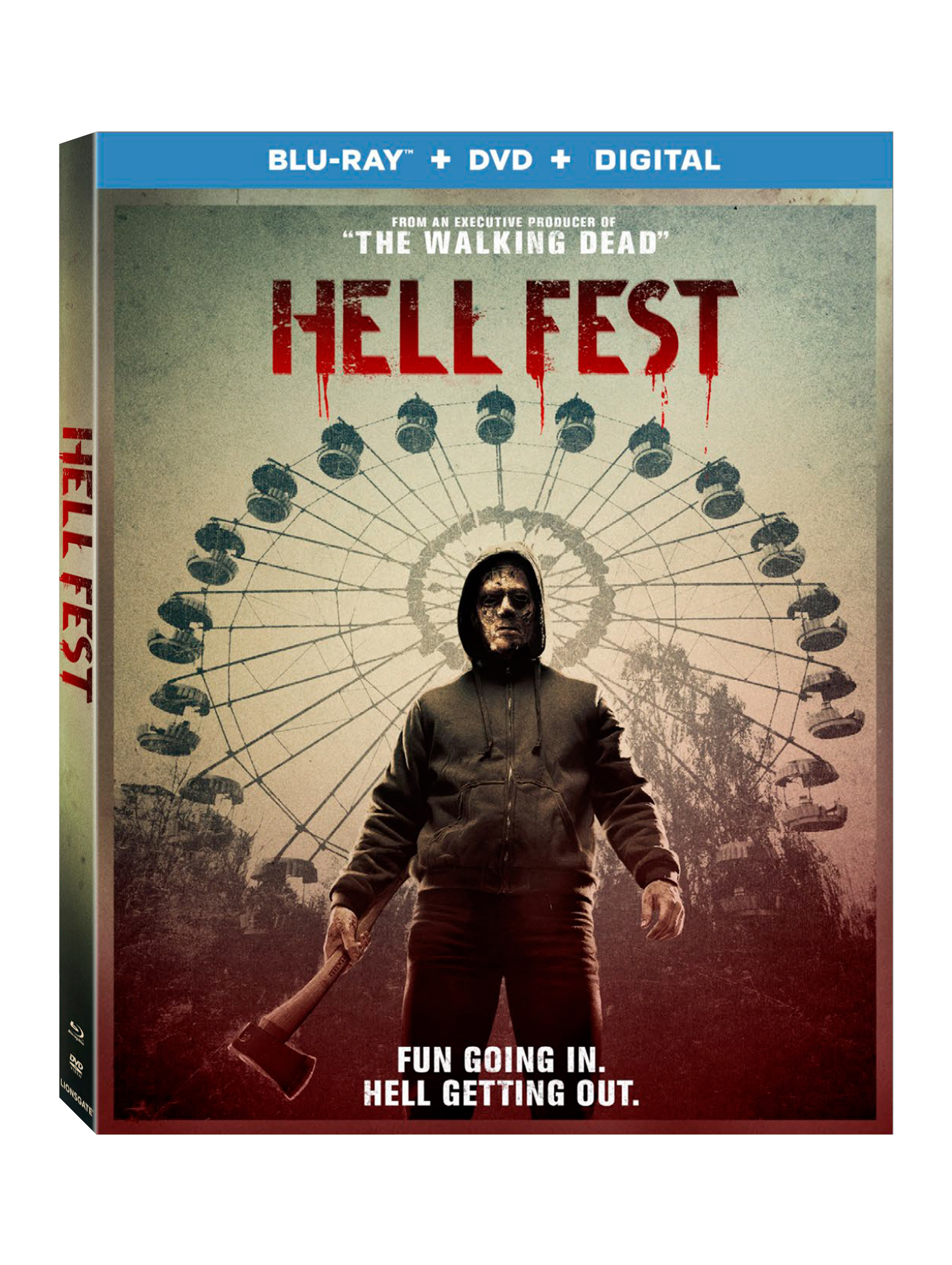 Hell Fest Blu-Ray Combo Pack cover (Lionsgate Home Entertinement)