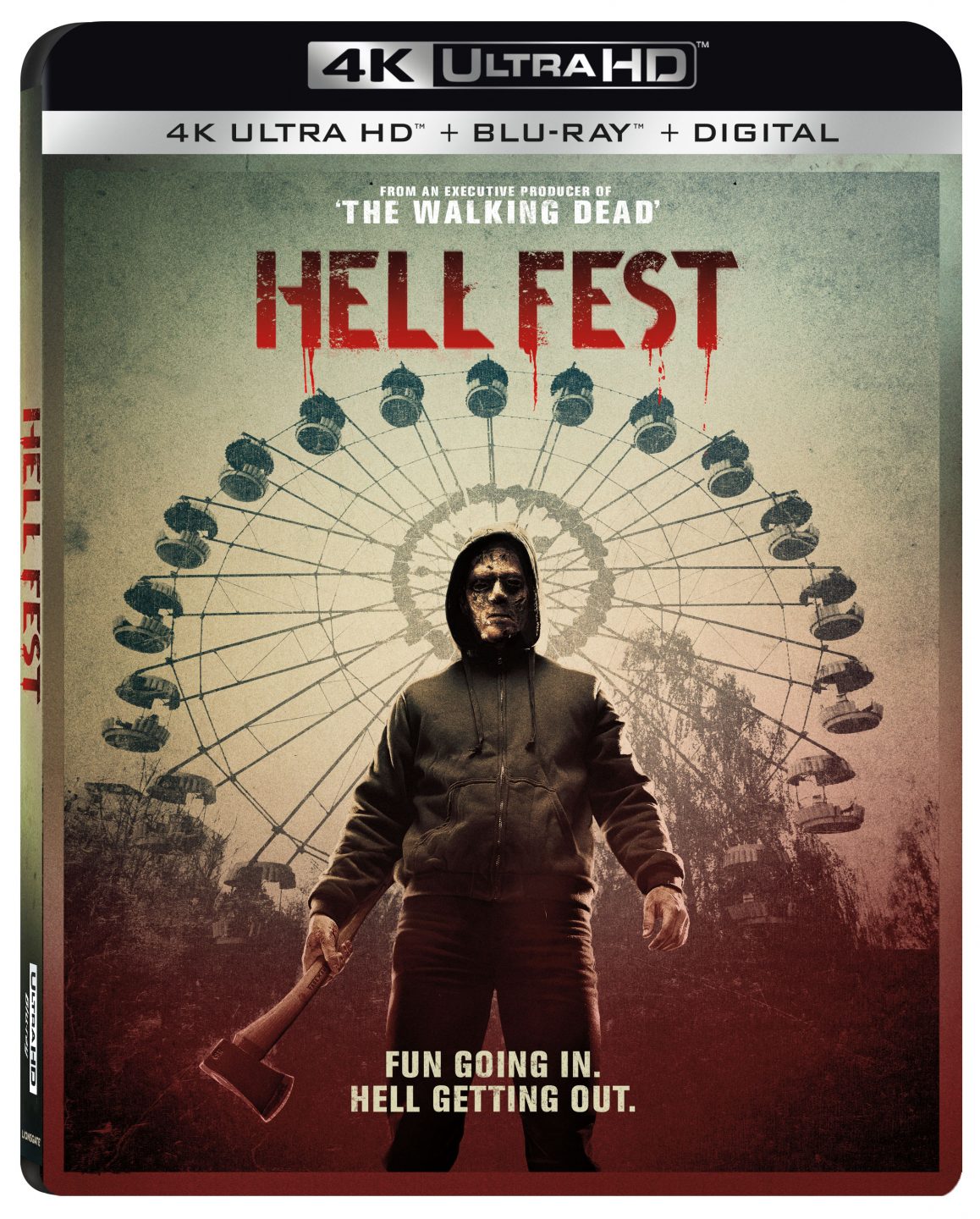 Hell Fest 4K Ultra HD Combo Pack cover (Lionsgate Home Entertinement)