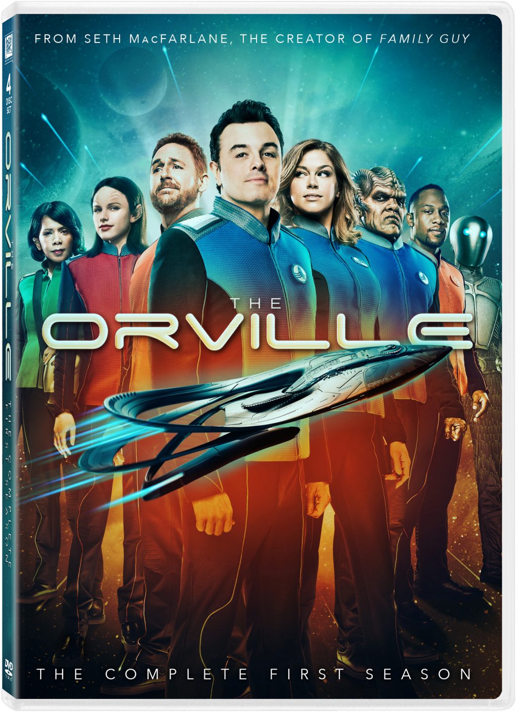 The Orville The Complete First Season DVD cover (20th Century Fox Home Entertainment)