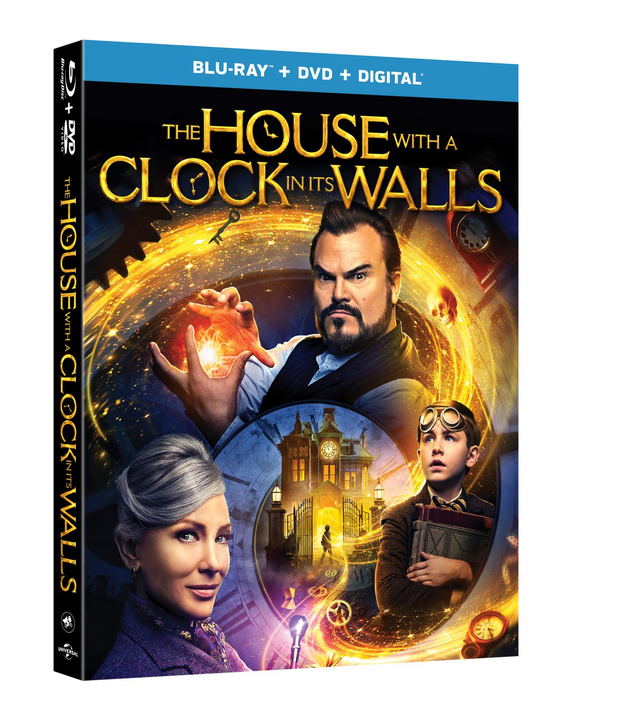 The House With A Clock In It's Walls Blu-Ray Combo Pack cover (Universal pictures Home Entertainment)