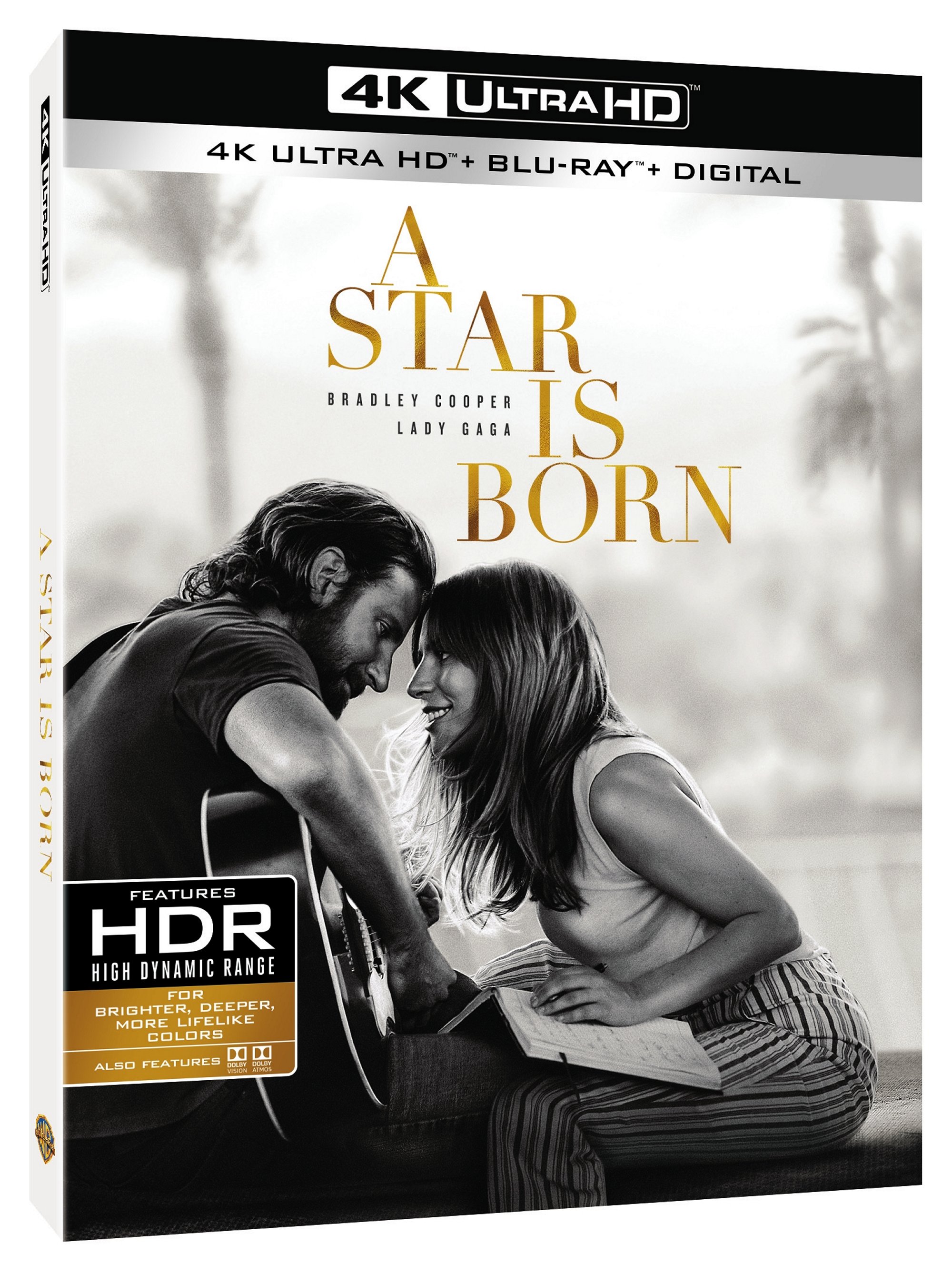 A Star Is Born 4K Ultra HD Combo Pack cover (Warner Bros. Home Entertainment)