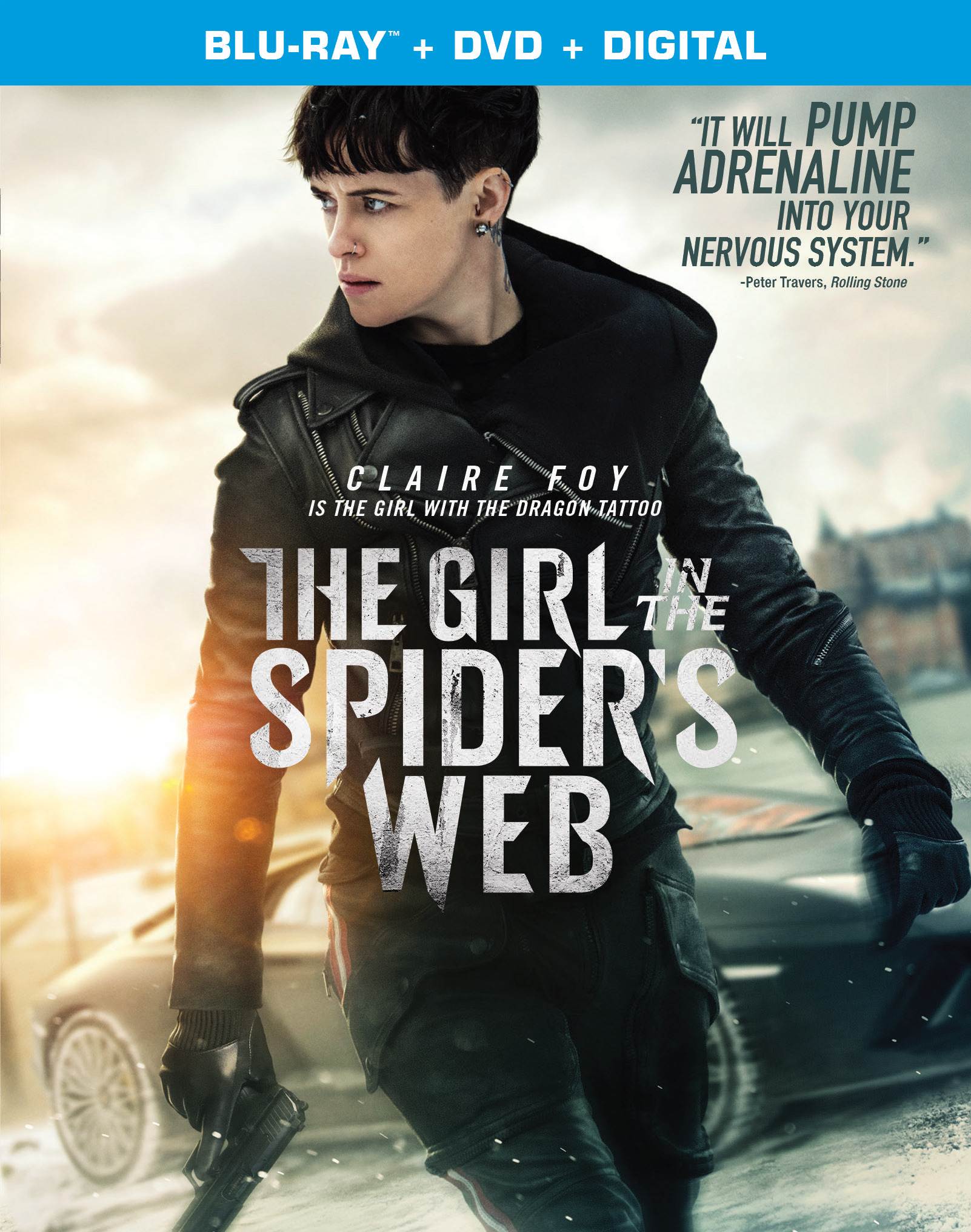 The Girl In The Spider's Web Blu-Ray Combo Pack cover (Sony Pictures Home Entertainment)