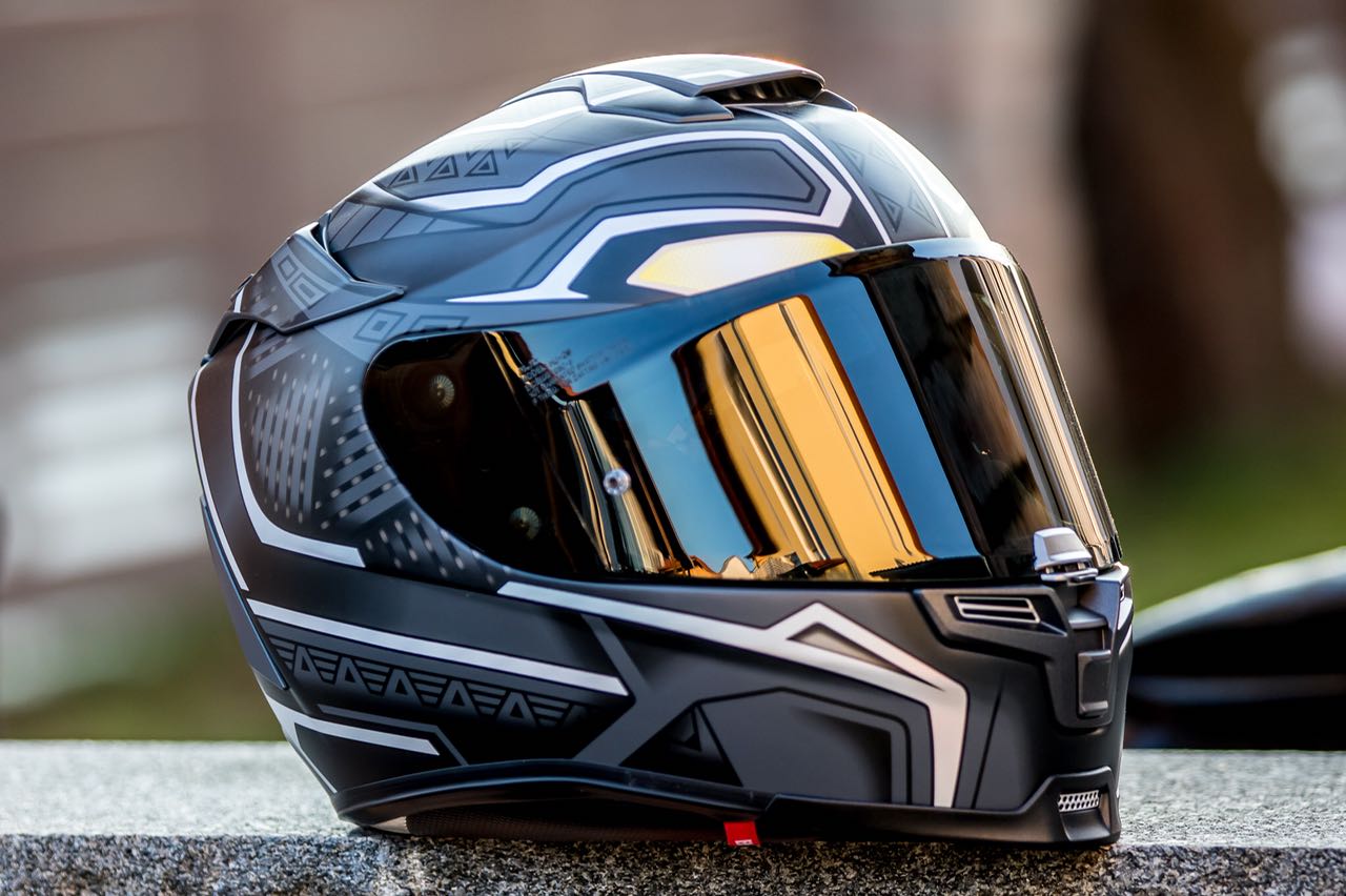 Black Panther Motorcycle Helmet